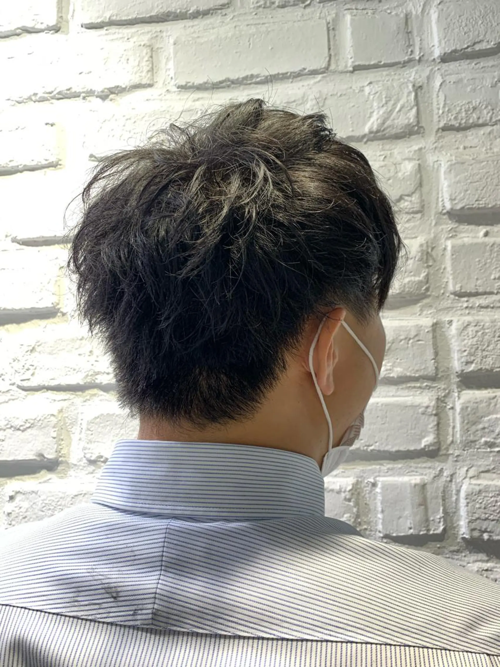 ショート メンズ マッシュ メンズパーマ カット メンズ縮毛矯正🦊ハ イトーン　RYOKAのヘアスタイル