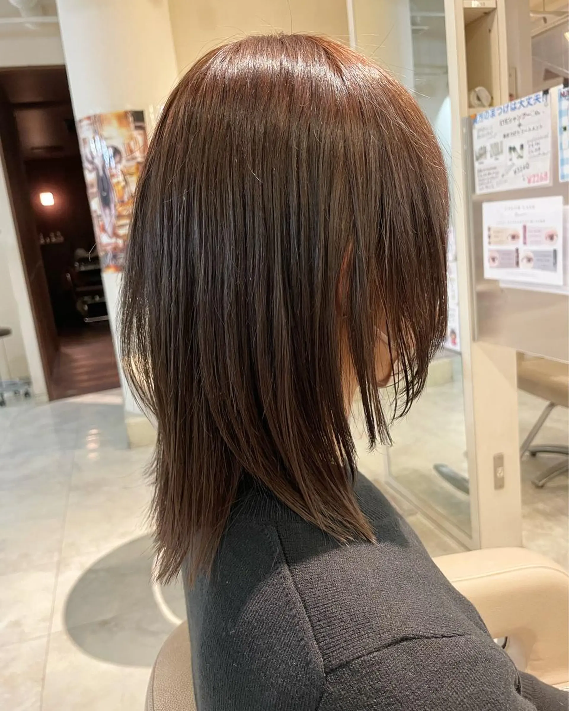 ミディアム カット 本田 卓也のヘアスタイル