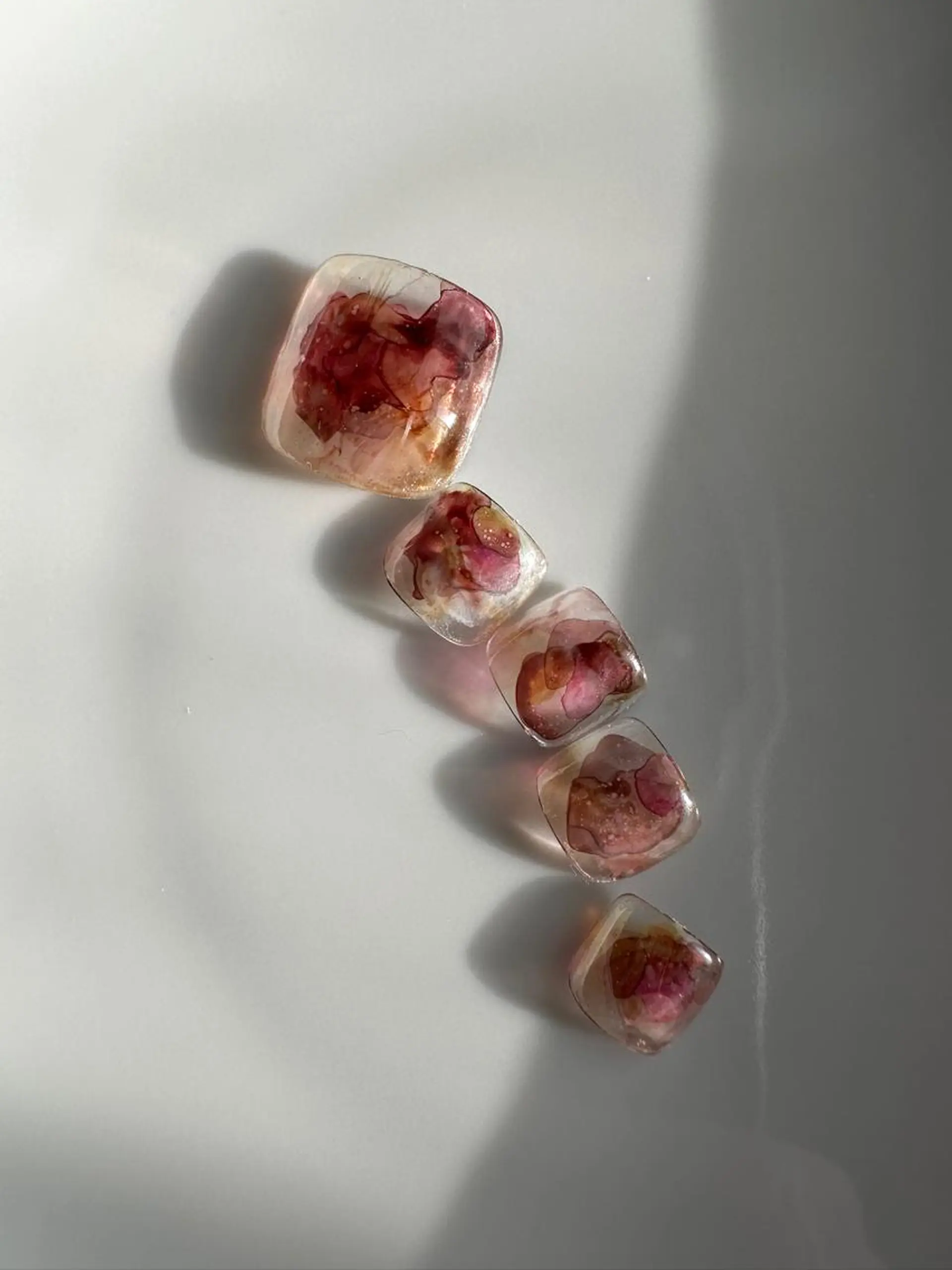 ネイル アートネイル オーロラネイル フットネイル ジェルネイル キラキラネイル フットネイル 小河 仁美のネイルデザイン