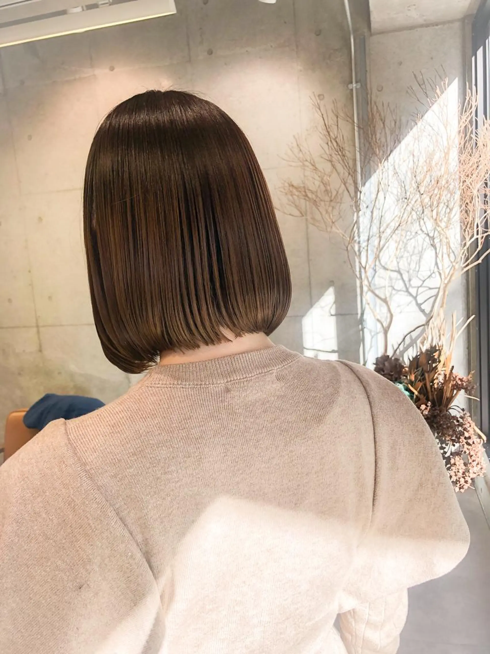 ショート カラー ヘアアレンジ ボブ rii-🩰 トレンド韓国ヘアのヘアスタイル