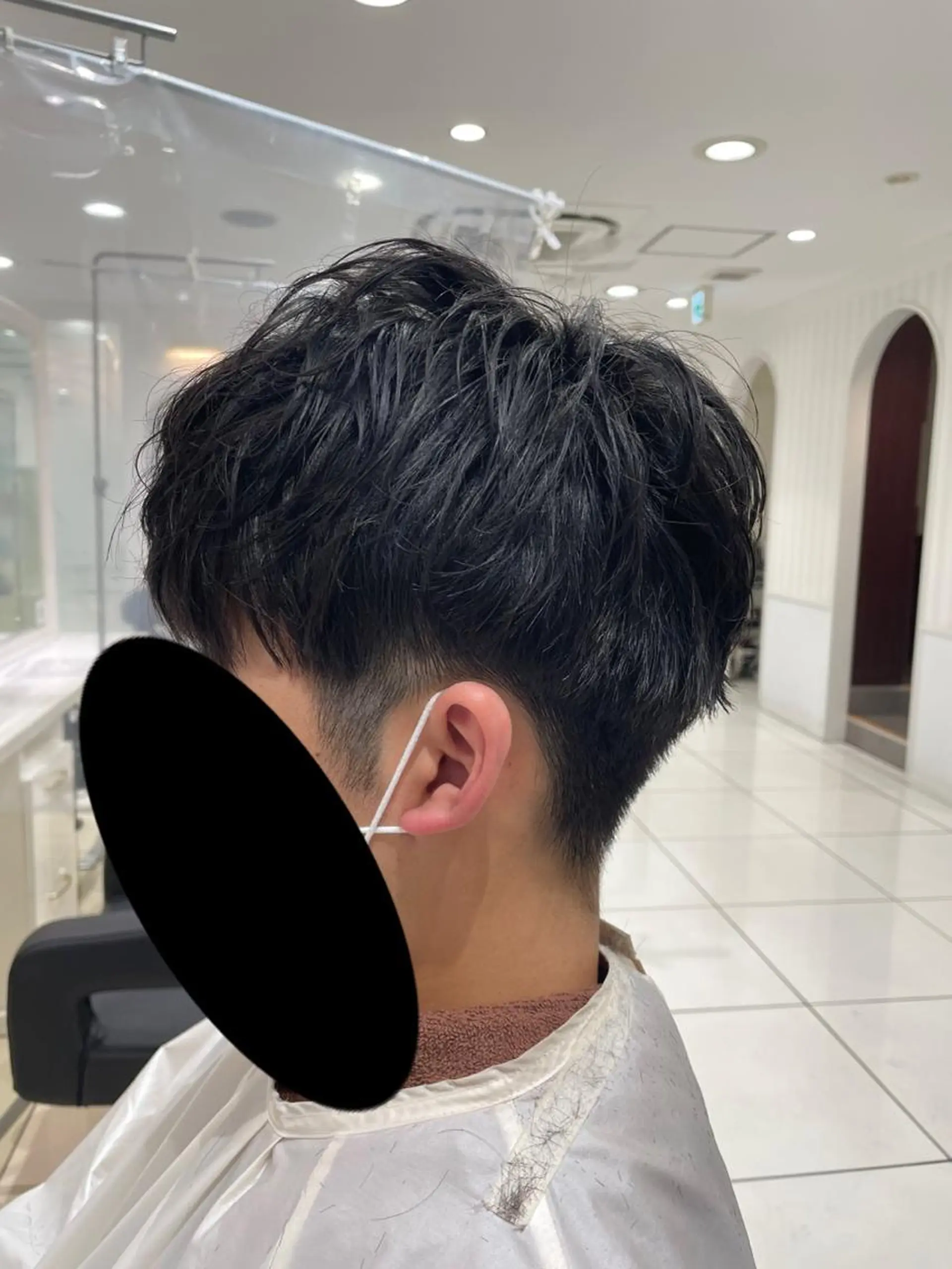 メンズ センターパート 川島爽楽のヘアスタイル