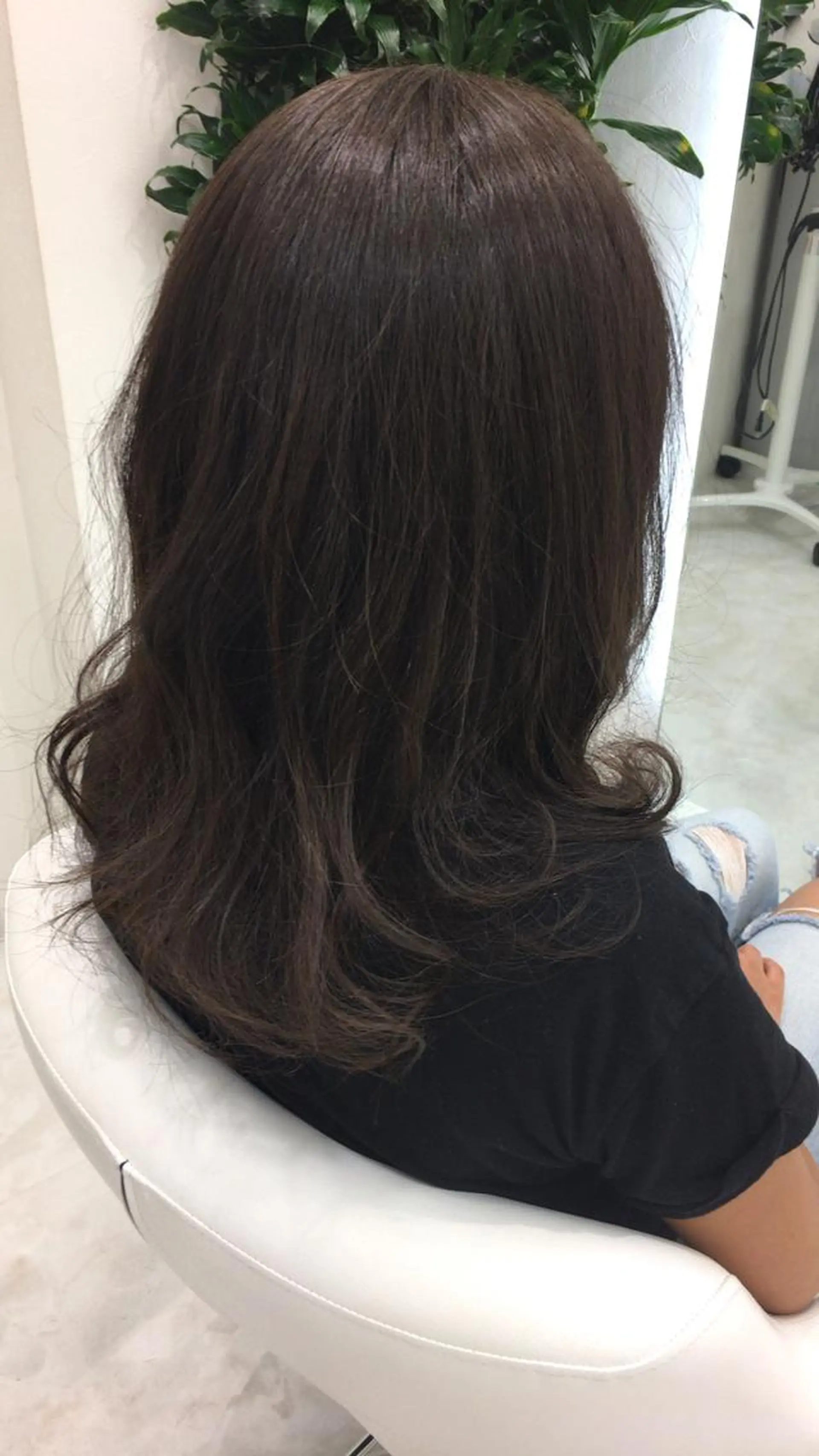 セミロング カラー イルミナカラー 佐藤 祥太のヘアスタイル
