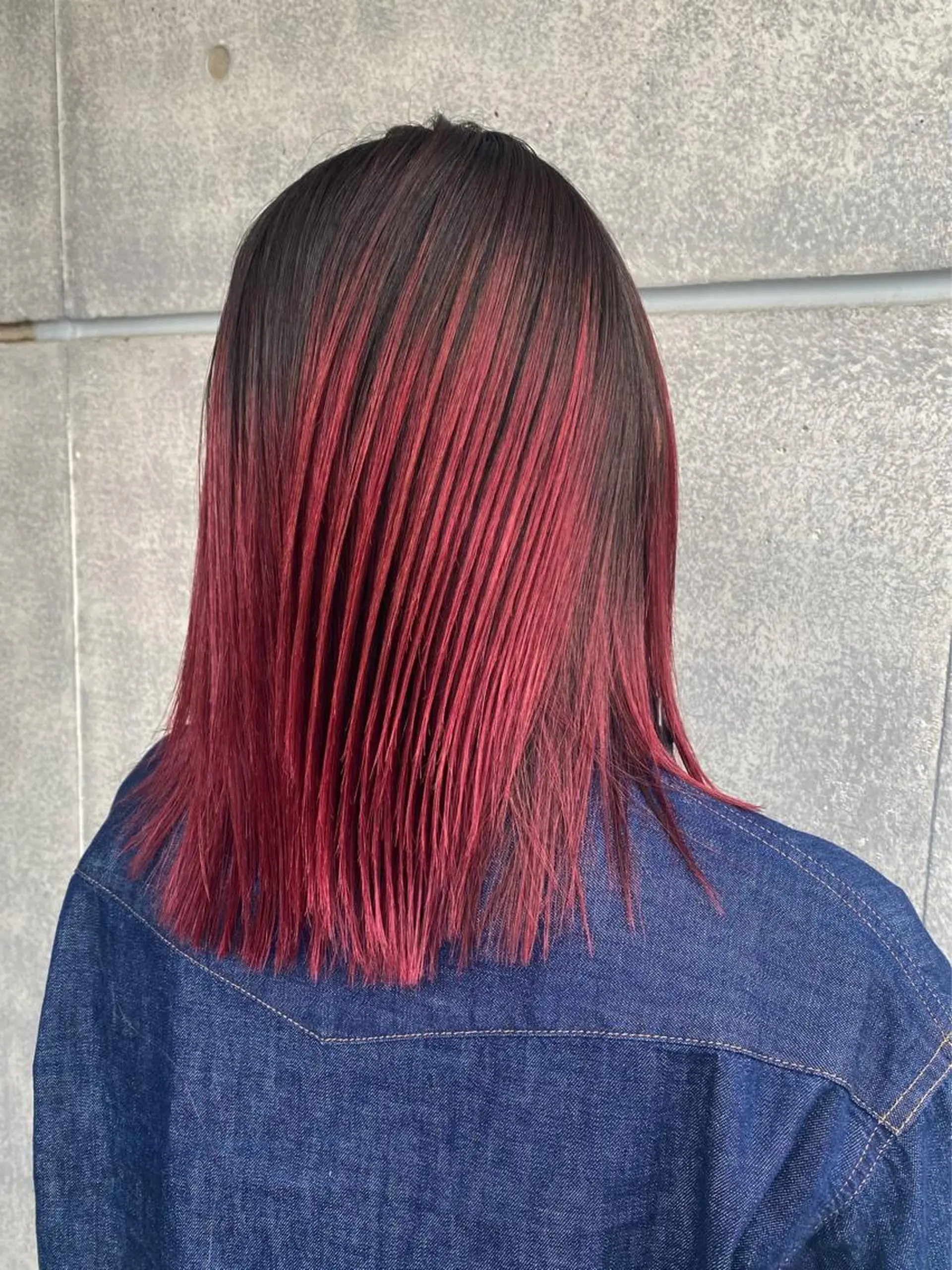 ミディアム カラー Yahiko ハイトーンのヘアスタイル