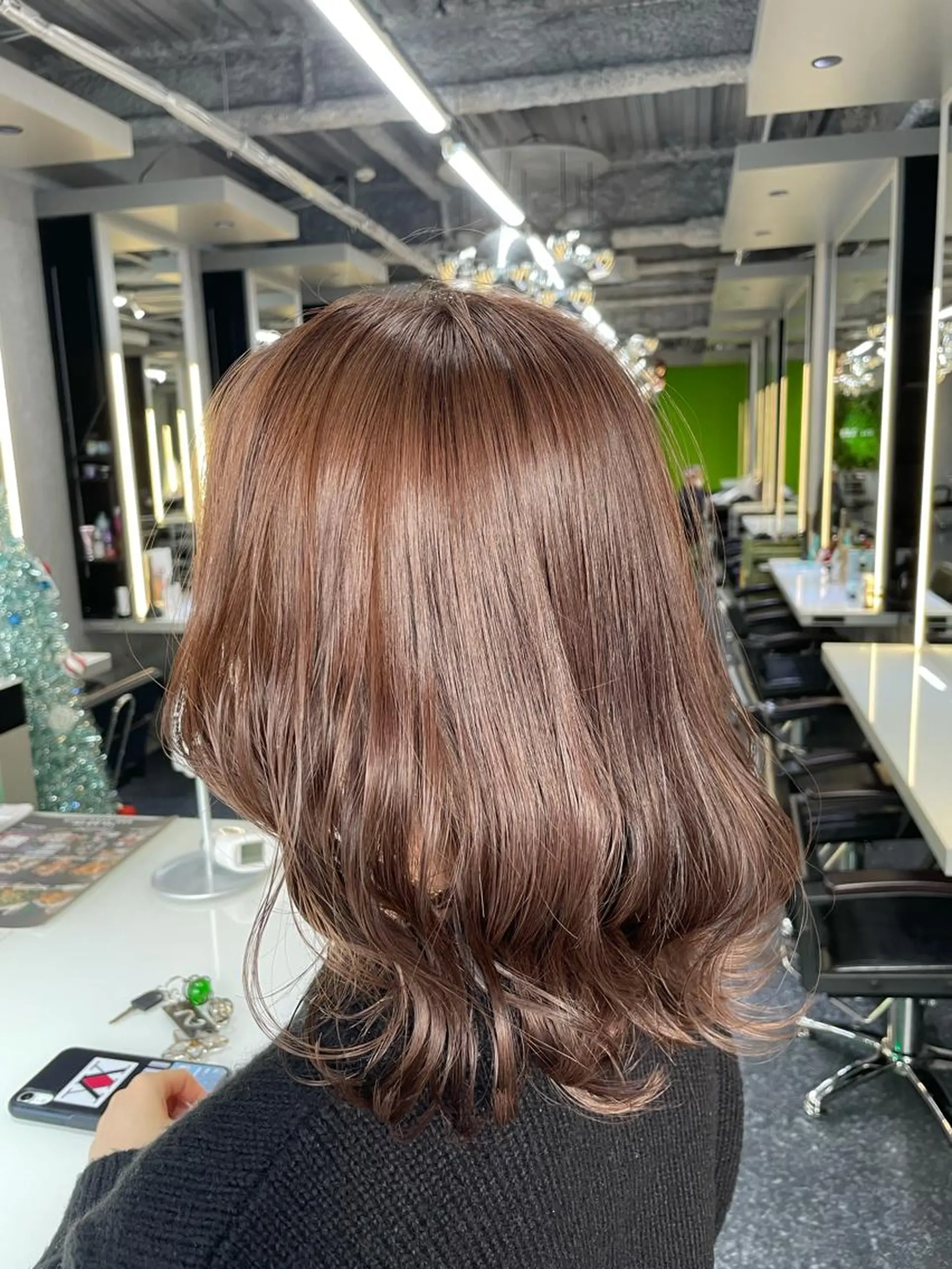 ミディアム カラー ヨシンモリ 韓国風ヘア カット ヘアカラー トリートメント TMJ所属・バズる韓国ヘア 🇰🇷溝邊　拓麿のヘアスタイル
