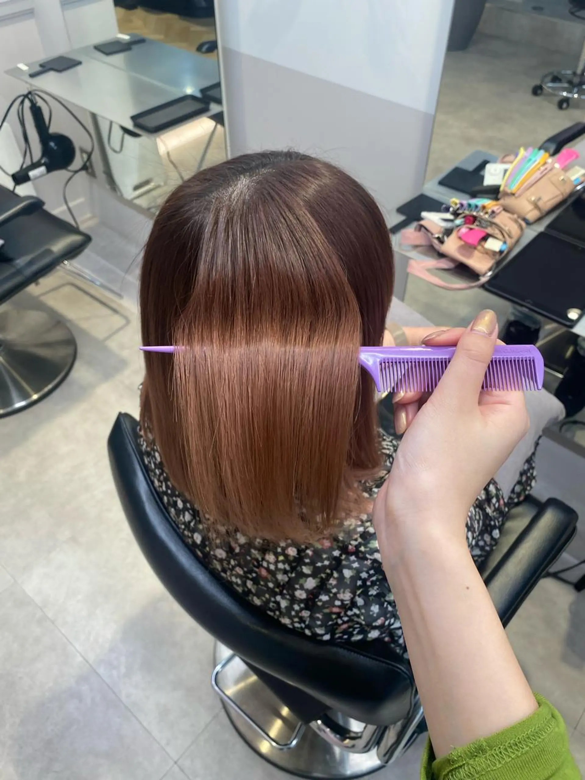 ミディアム トリートメント 酸熱トリートメント sara/ショート カット【東日本橋】のヘアスタイル