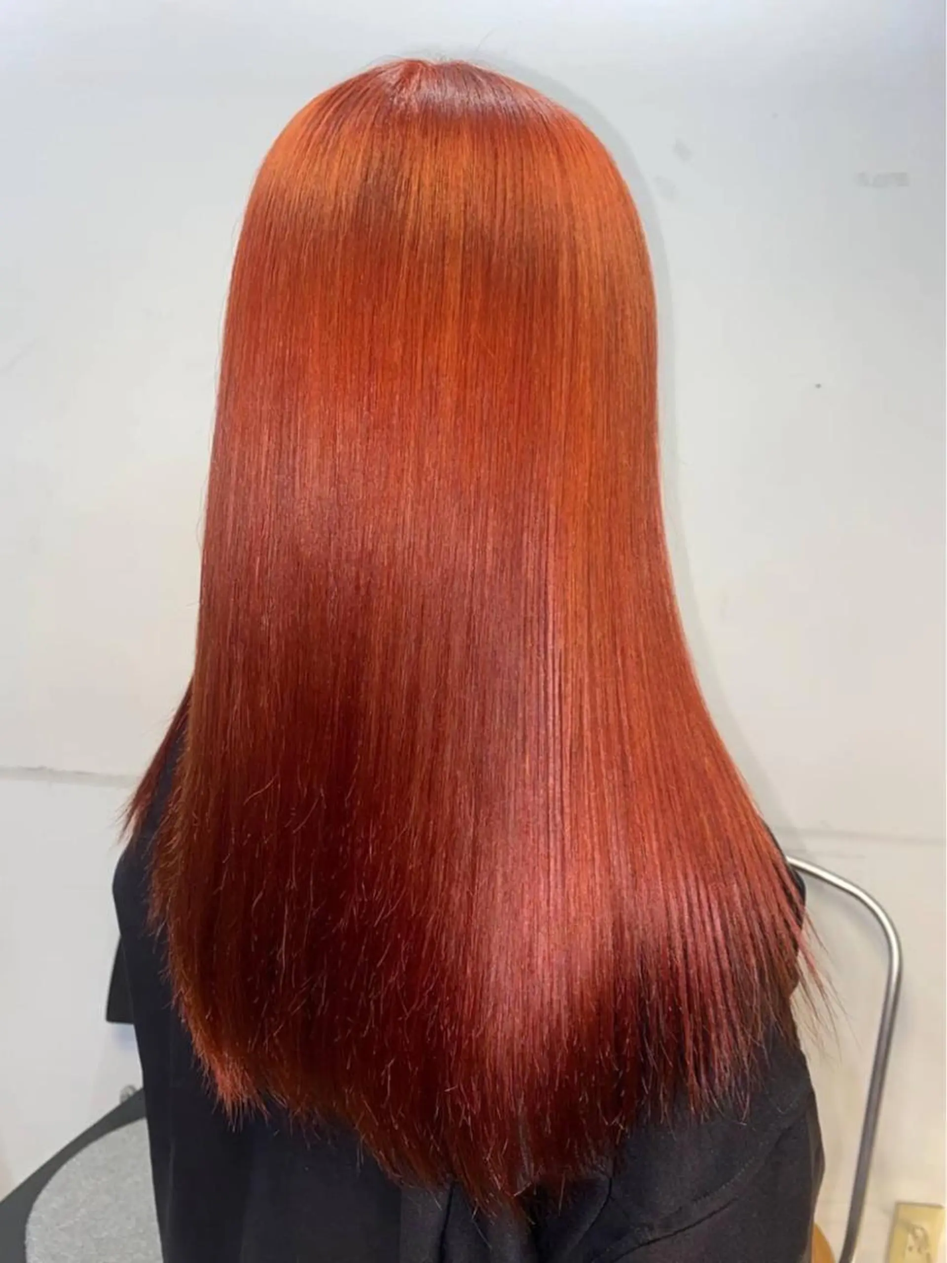 ロング カラー ハイトーンカラー オレンジ 学生 カット ヘアカラー 🦋sana🦋 🫧透明感カラー🫧のヘアスタイル