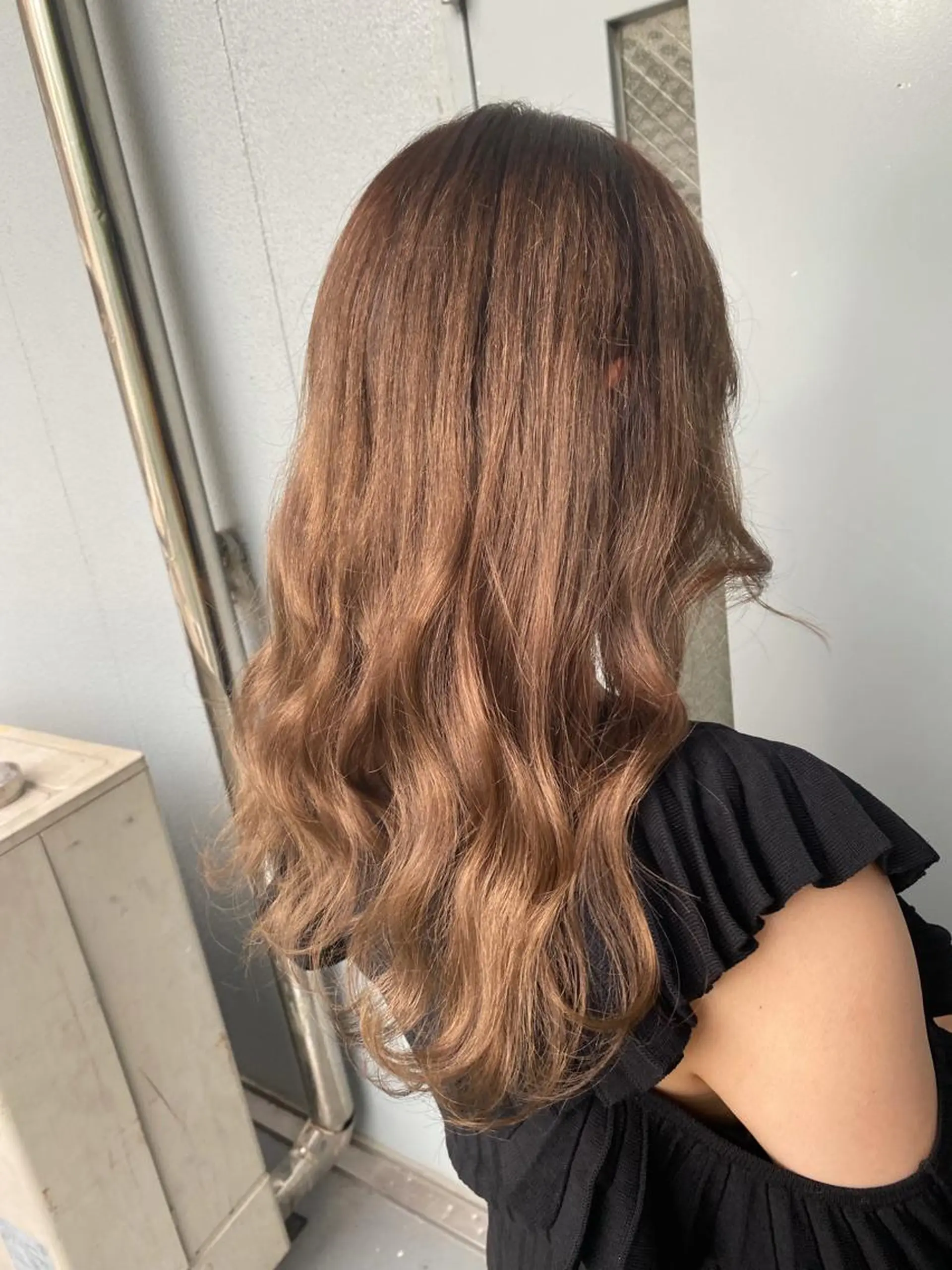 セミロング カラー ヘアアレンジ アンククロス/ 池袋/RYUSEIのヘアスタイル