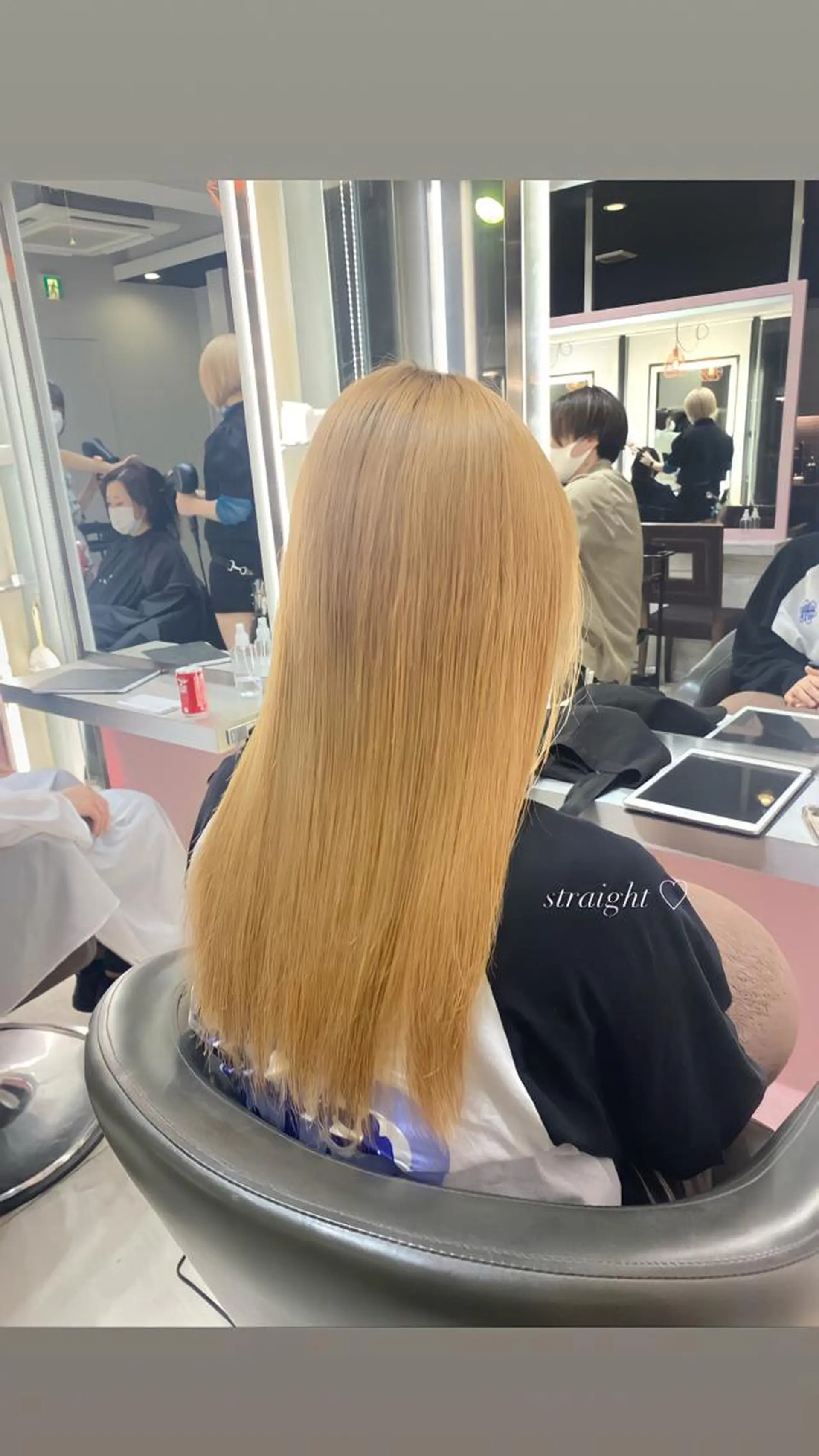 セミロング パーマ 酸性ストレート ストレートパーマ トリートメント mako︴ Euphoriaのヘアスタイル