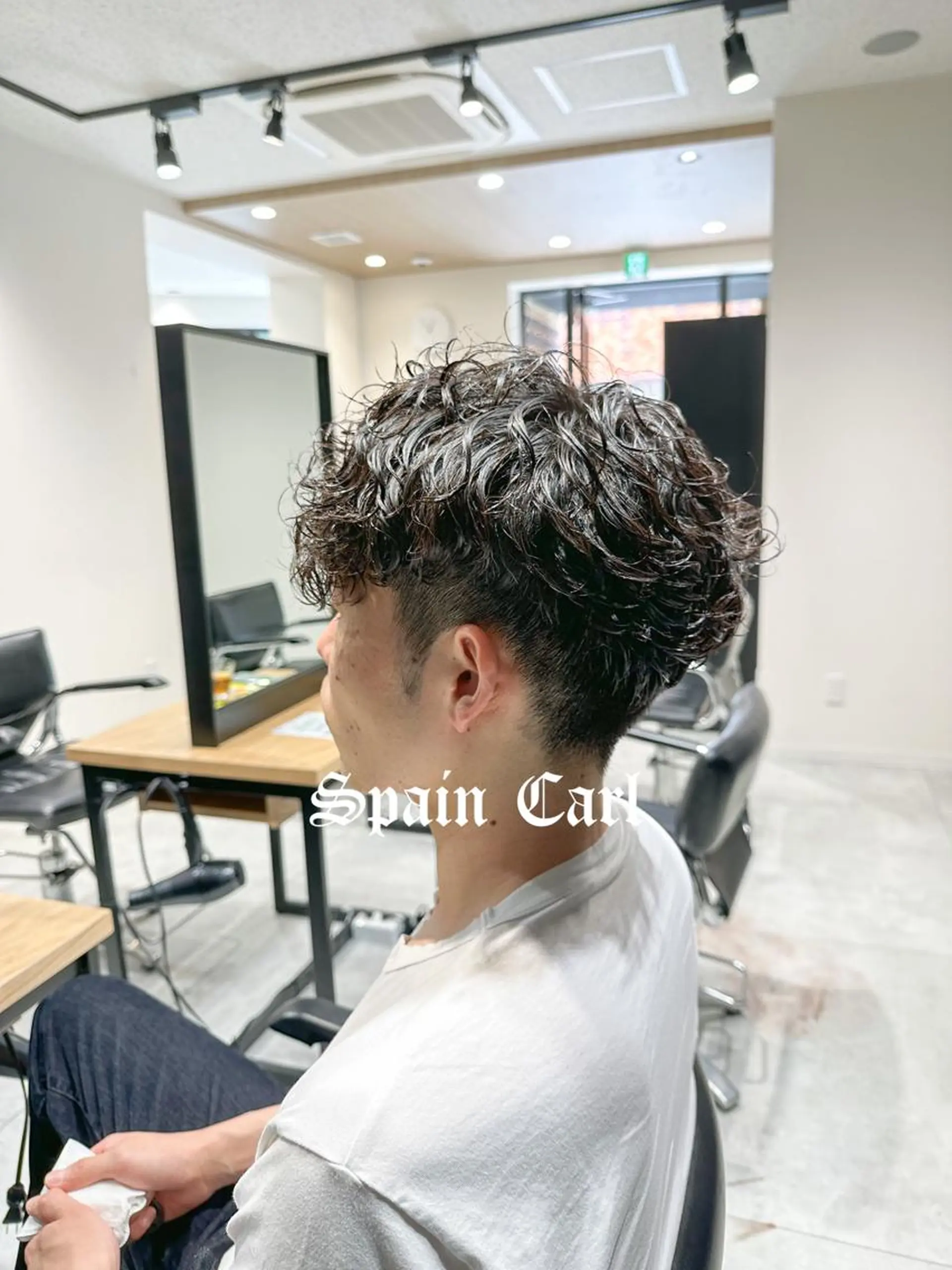 パーマ メンズ スペインカール カット パーマ トリートメント メンズパーマ特化 Gakutoのヘアスタイル