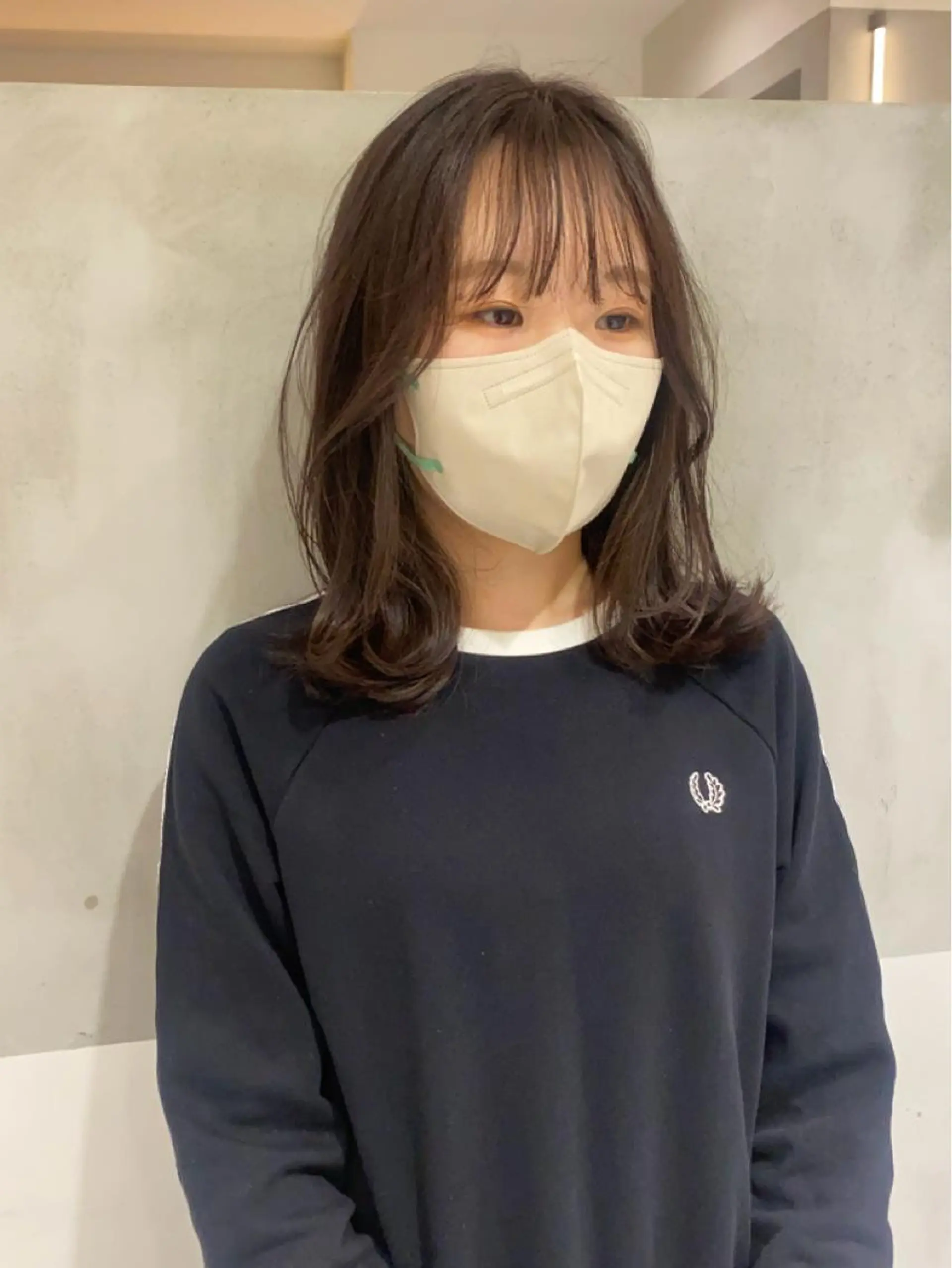 ミディアム カット 韓国レイヤーカット 🇰🇷mireiのヘアスタイル