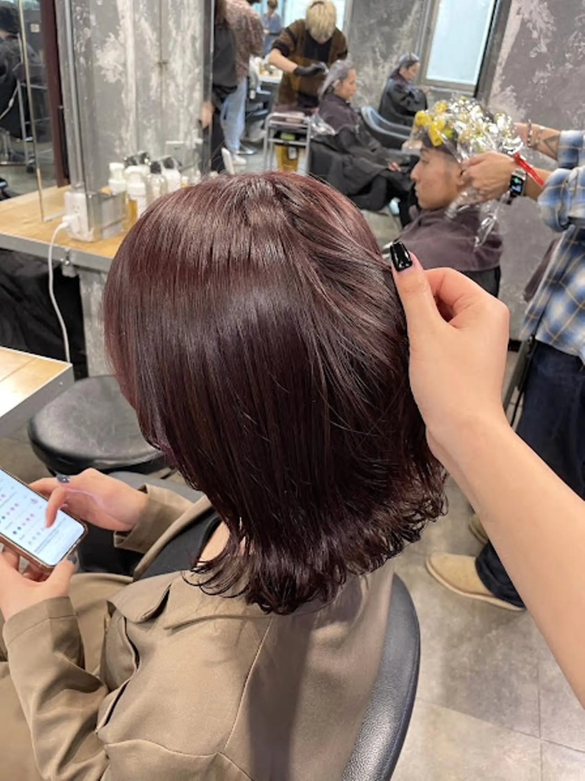 カラー 【公式】横浜 THREE🤎🕯️のヘアスタイル