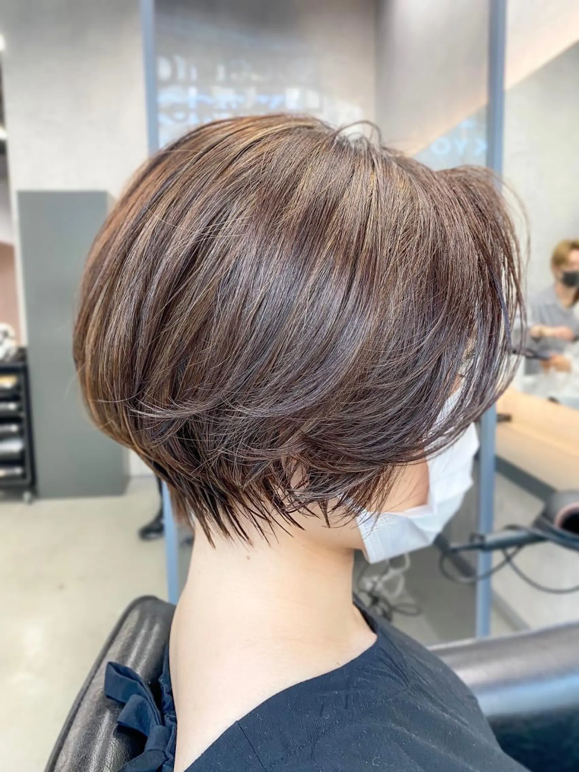 ミディアム カラー パーマ ヘアアレンジ メンズ キッズ ネイル マツエク・マツパ アイブロウ modek's tokyo所属・ショートボブデザイン ☺︎shunのヘアスタイル