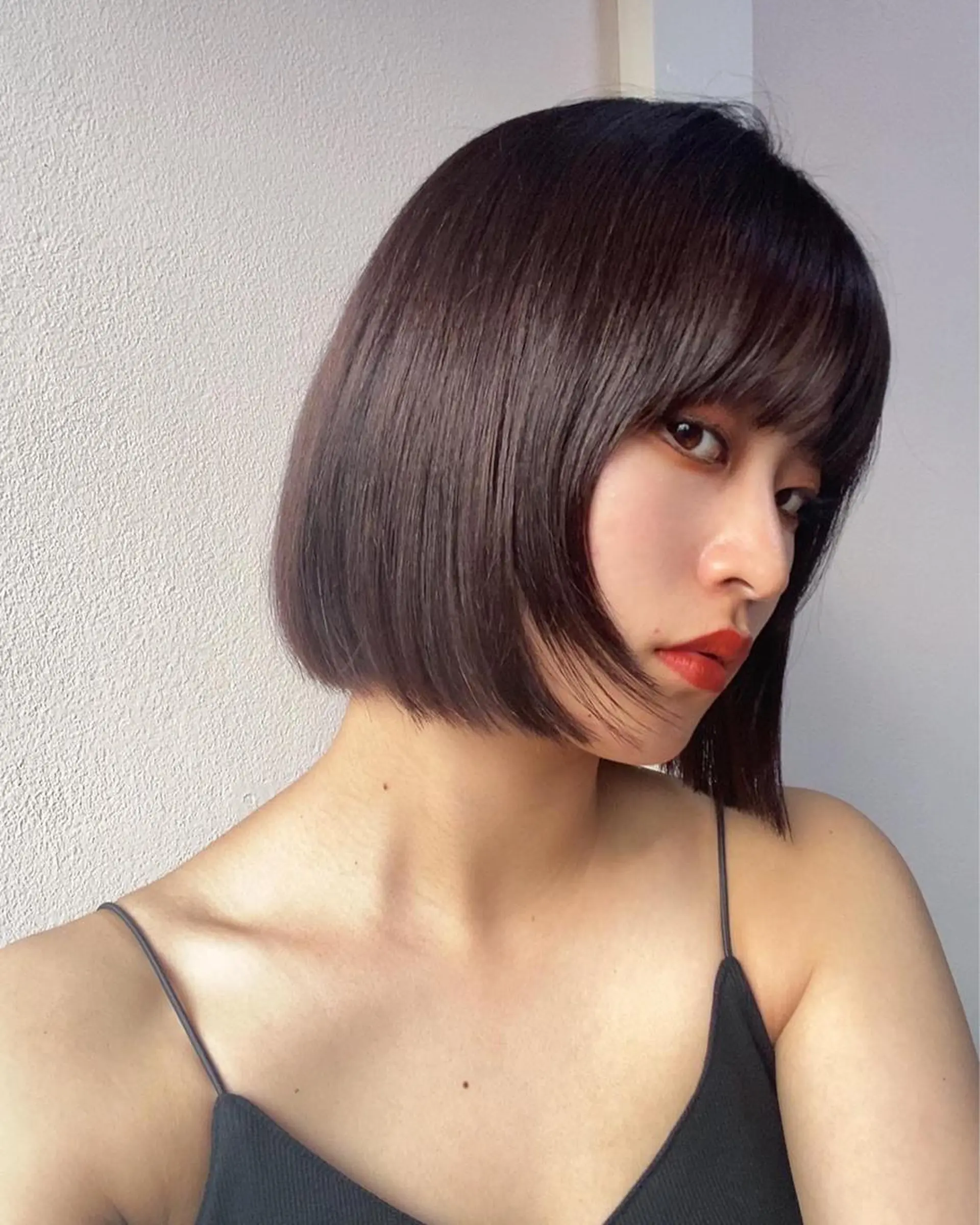 ショート カラー ベージュカラー 透明感カラー グレージュ 韓国風ヘア カット ヘアカラー トリートメント レイヤー専門家 ダブルカラー修のヘアスタイル