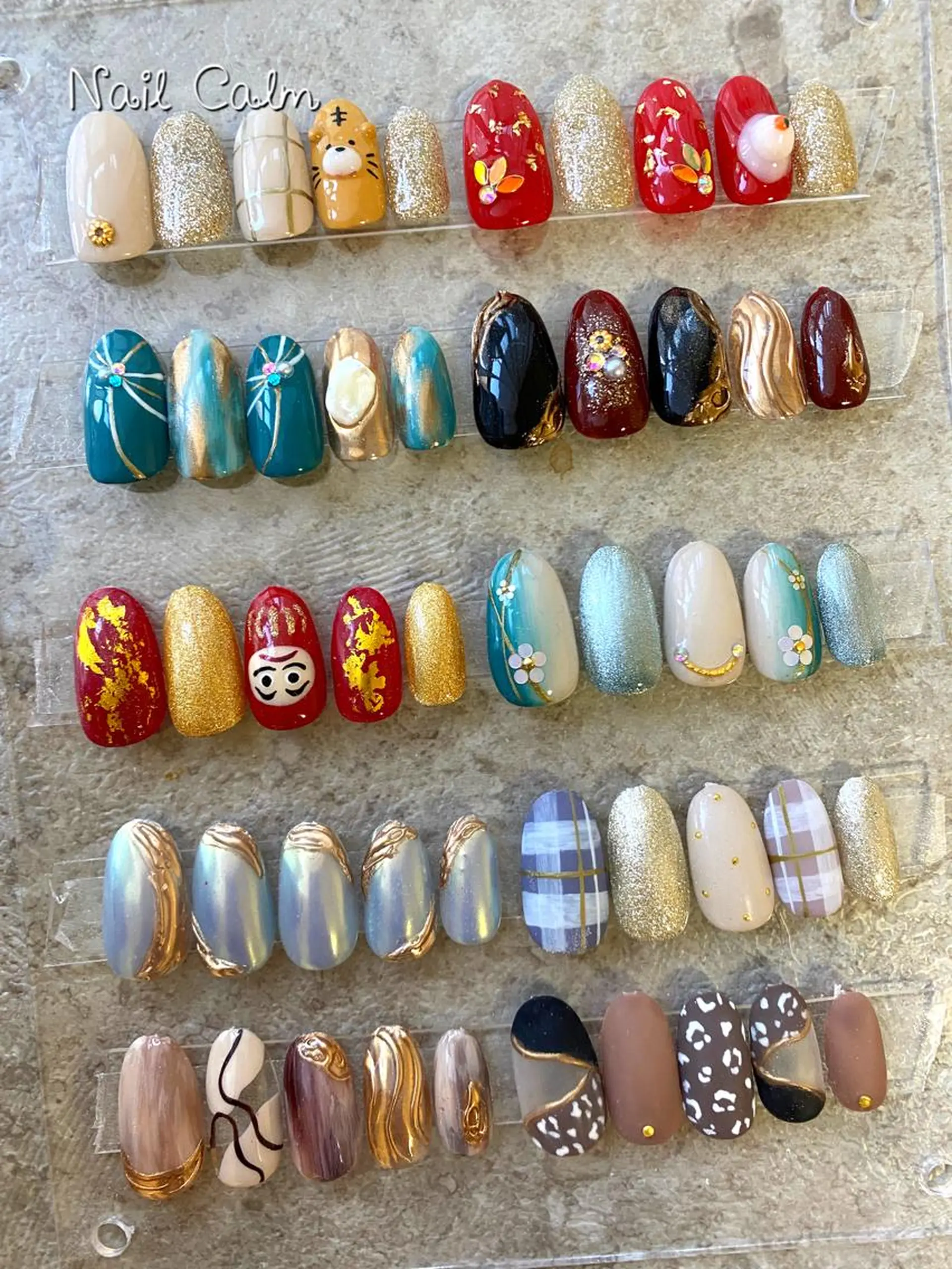 ネイル アートネイル ハンドネイル Nail Calm所属・プライベートサロン Calmのネイルデザイン