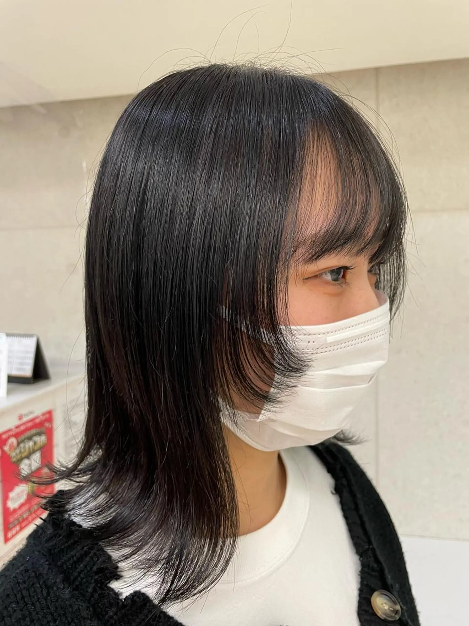 ミディアム カラー 簡単スタイリングヘア 💫ﾖｺﾊｼのヘアスタイル