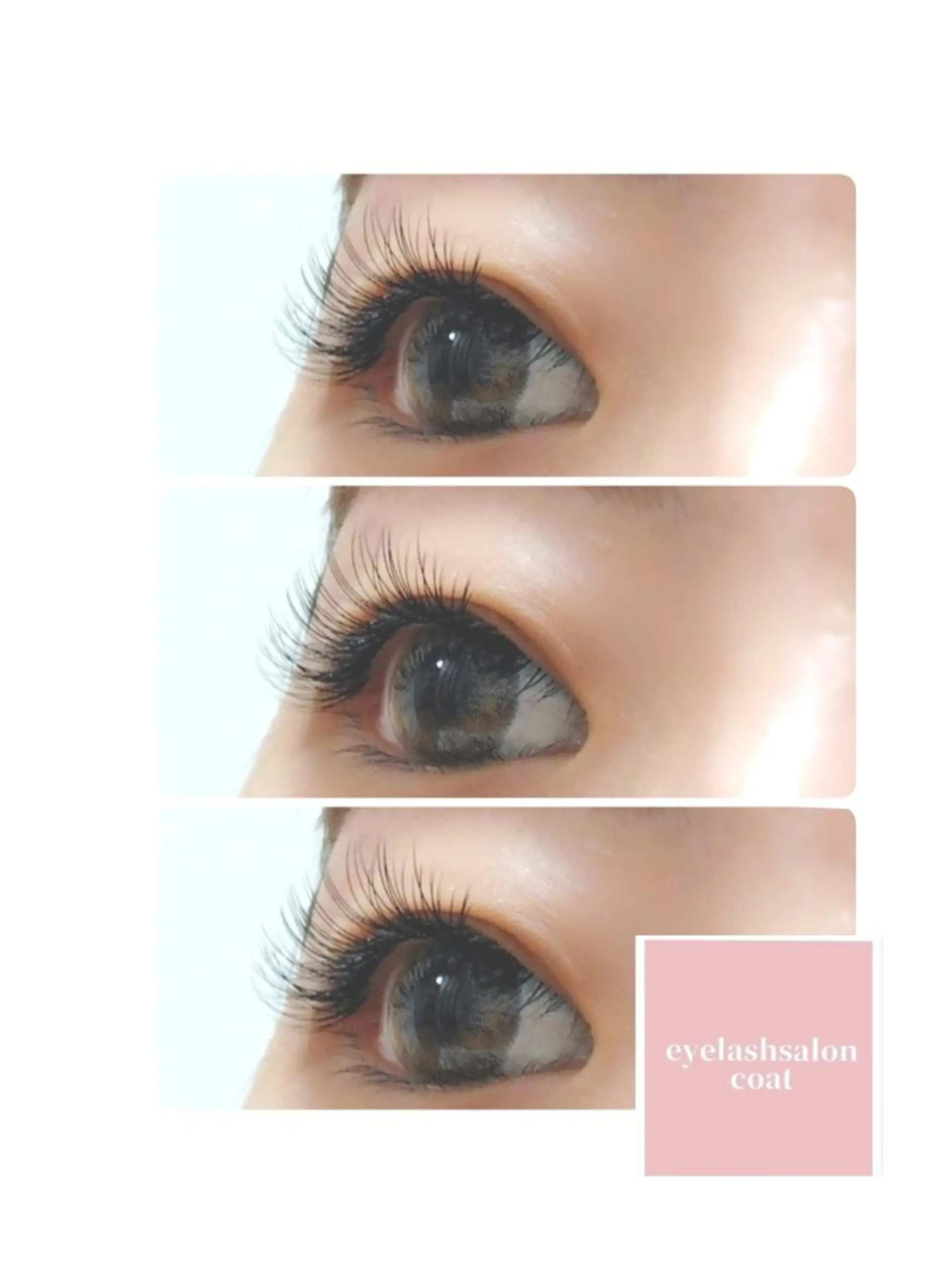 マツエク・マツパ Cカール キュート フラットラッシュ マツエク eyelash salon coat所属・eyelash saloncoatのマツエク・マツパデザイン