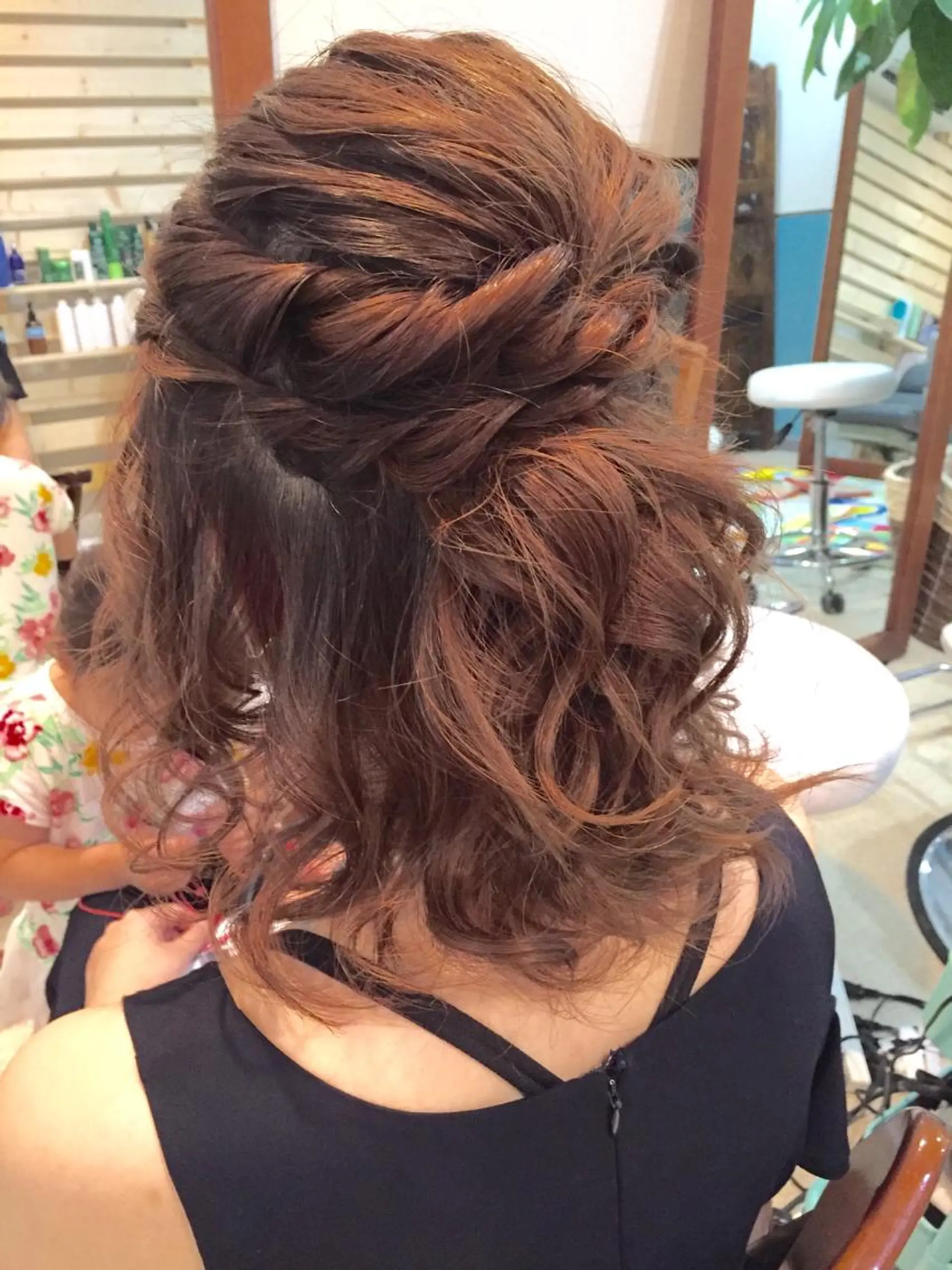 ショート ミディアム ヘアアレンジ ボブ ヘアメ/着付け 清水玲歌のヘアスタイル