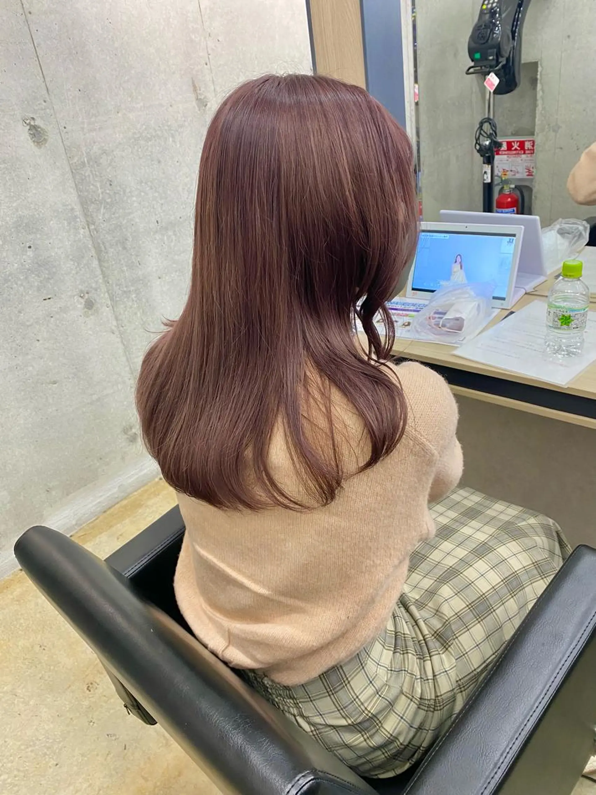 セミロング カラー ヘアアレンジ カット ヘアカラー 縮毛矯正 ♡韓国風ヘア 🐈♡MIHOのヘアスタイル
