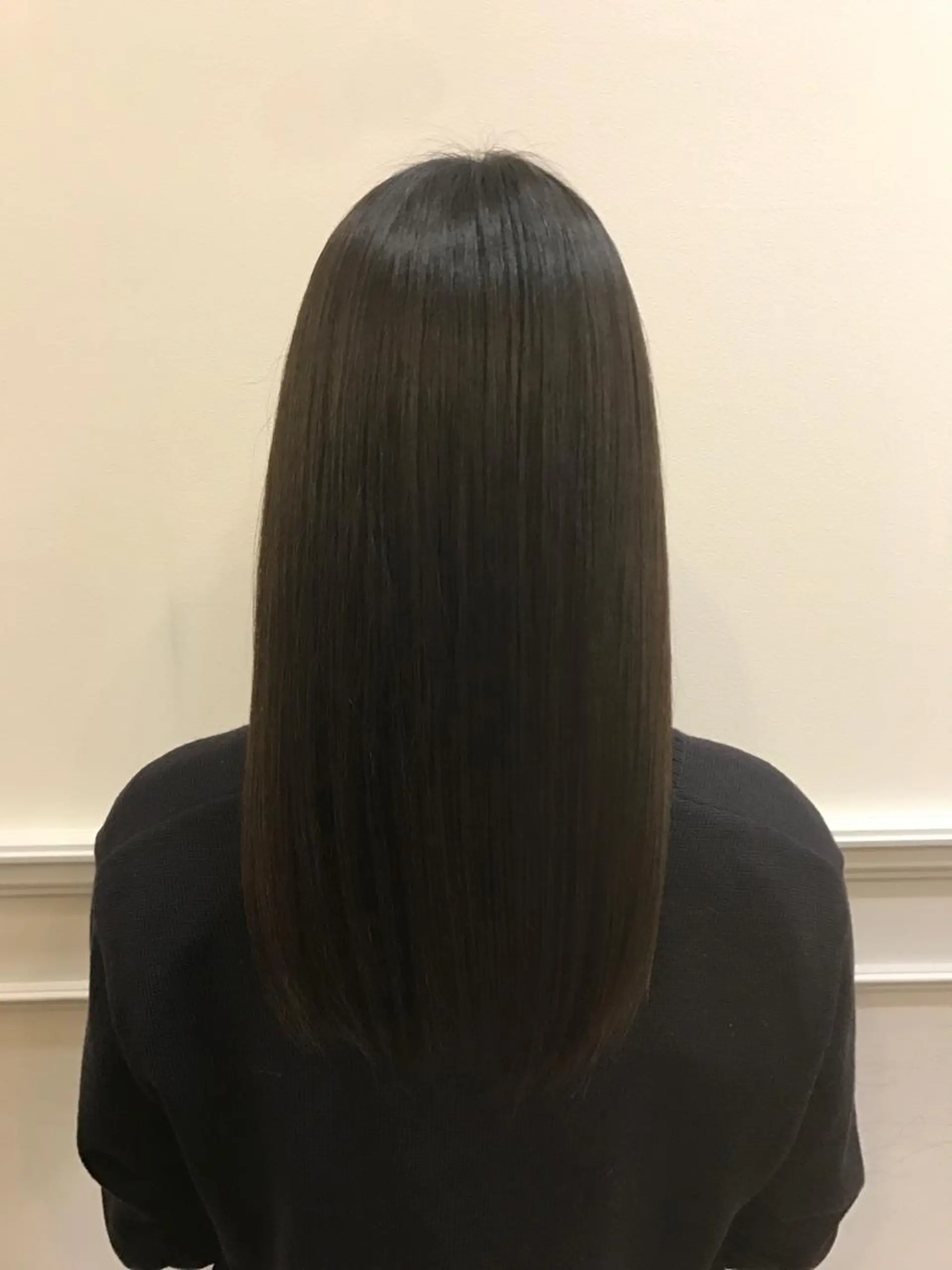 ロング 髪質改善 カット 縮毛矯正 ひろせ かなのヘアスタイル