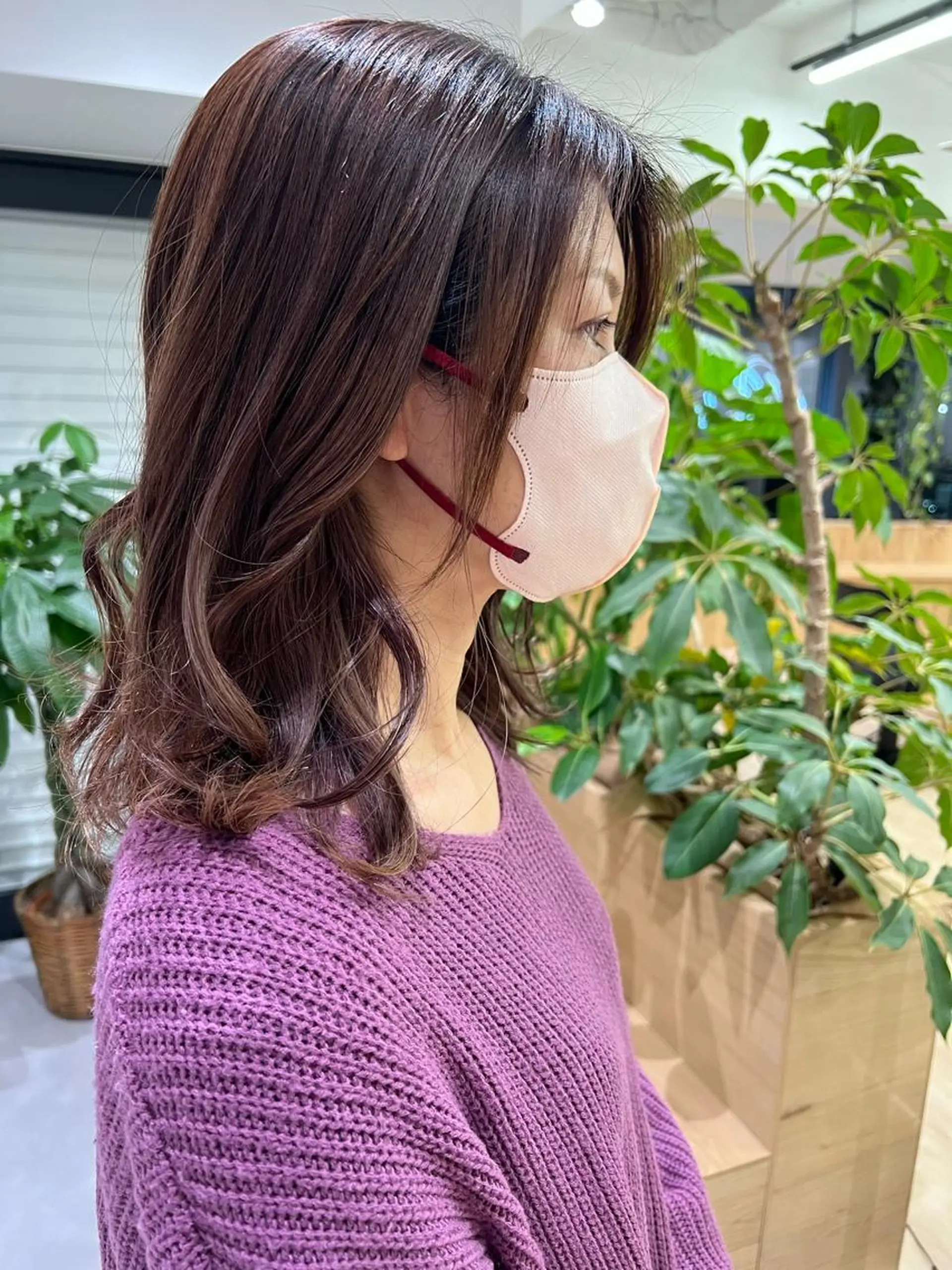 ロング 田中 愛梨のヘアスタイル