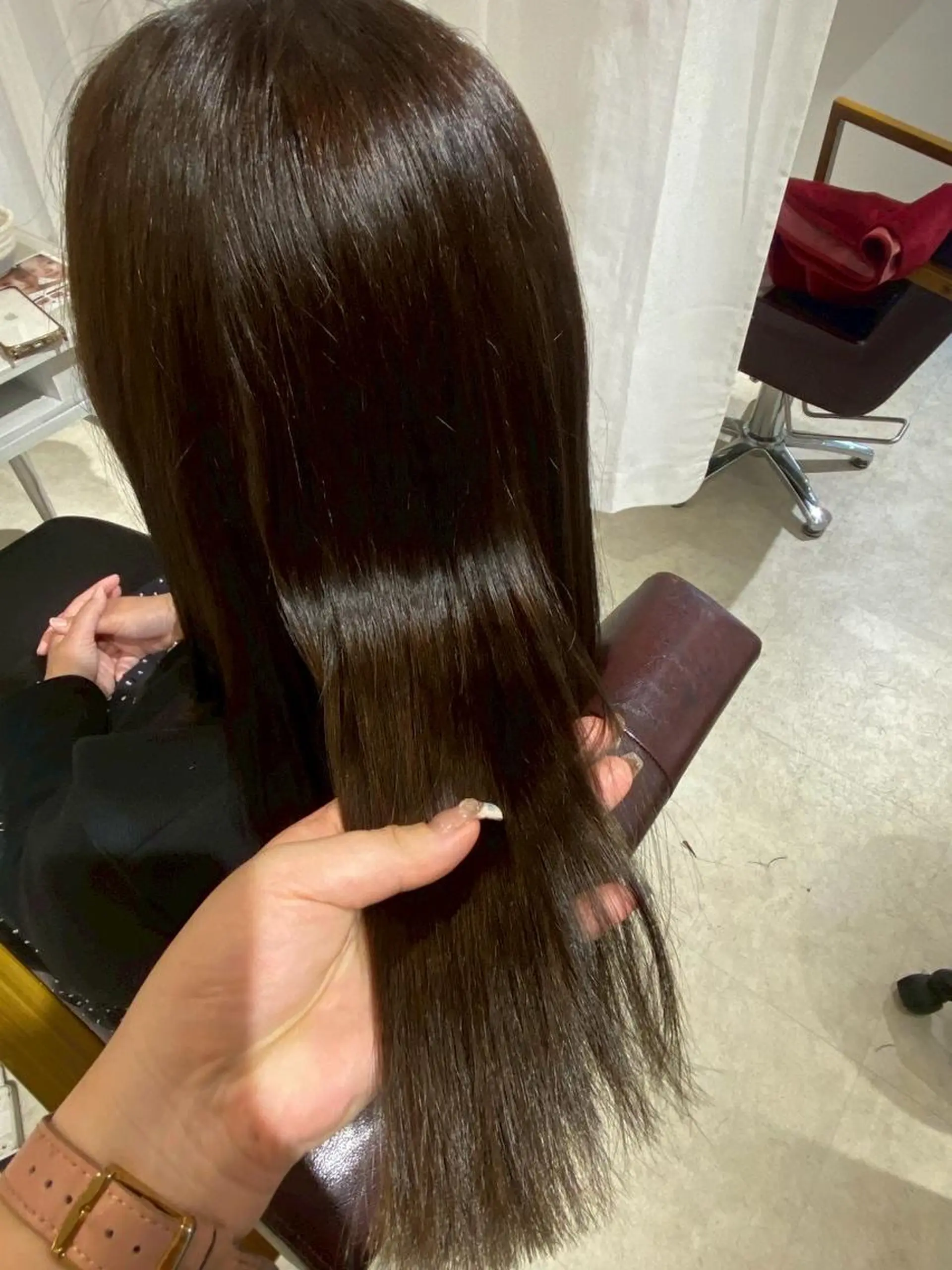 ロング カット ヘアカラー 🎀 マエカワ ユウリ 🎀のヘアスタイル