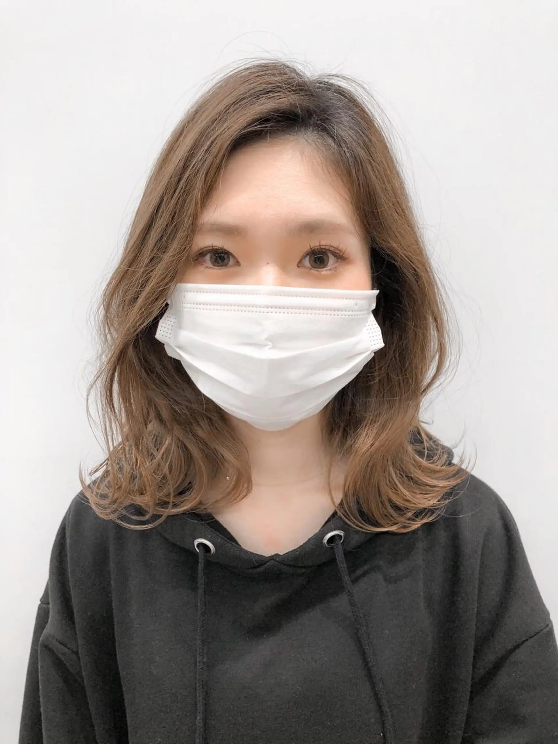 ミディアム カラー くびれヘア レイヤー×髪質改善✨ 渋谷/佐藤侑哉のヘアスタイル