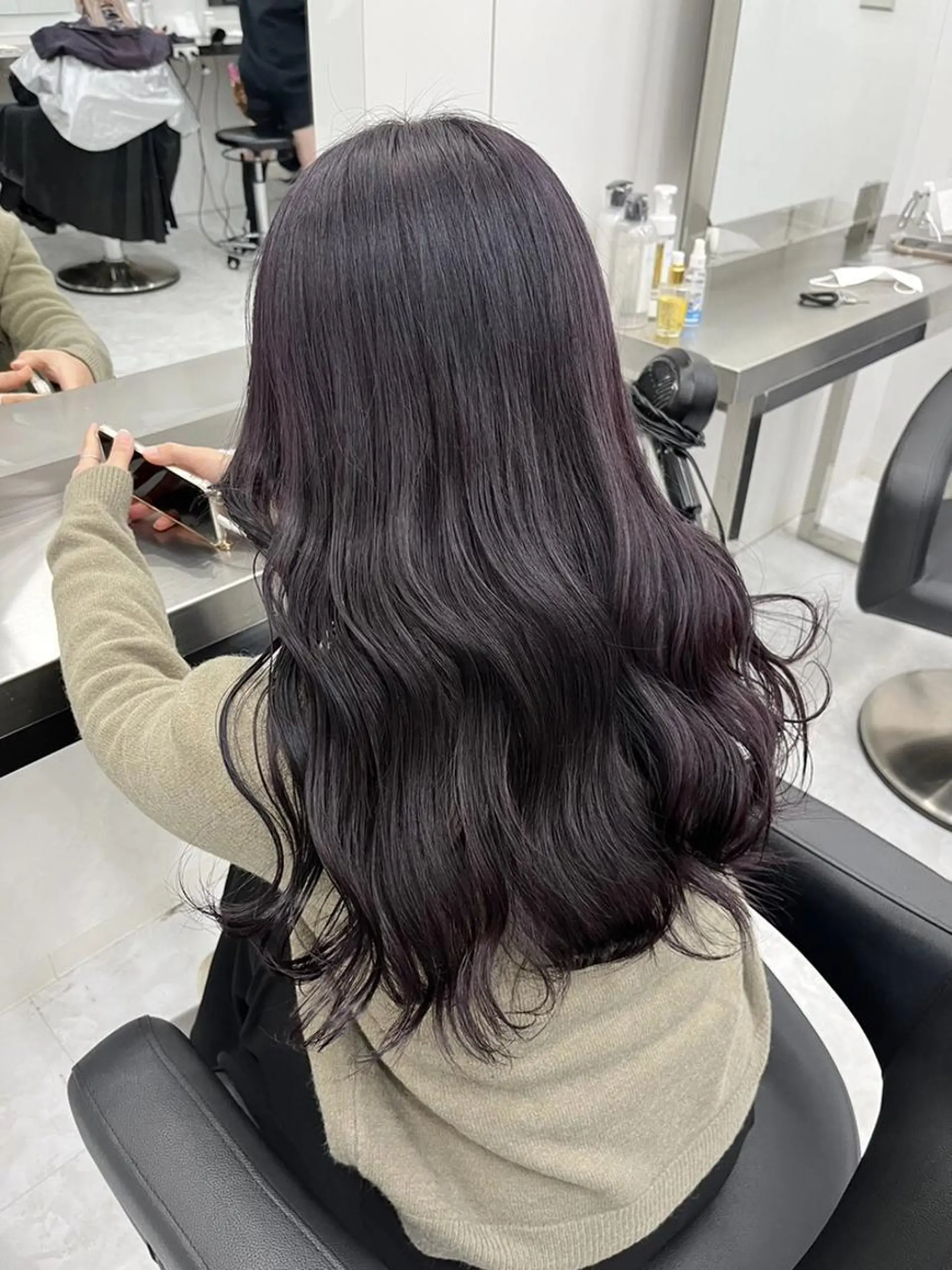 カラー ワンカラーでできる 暖色カラーゆいりのヘアスタイル