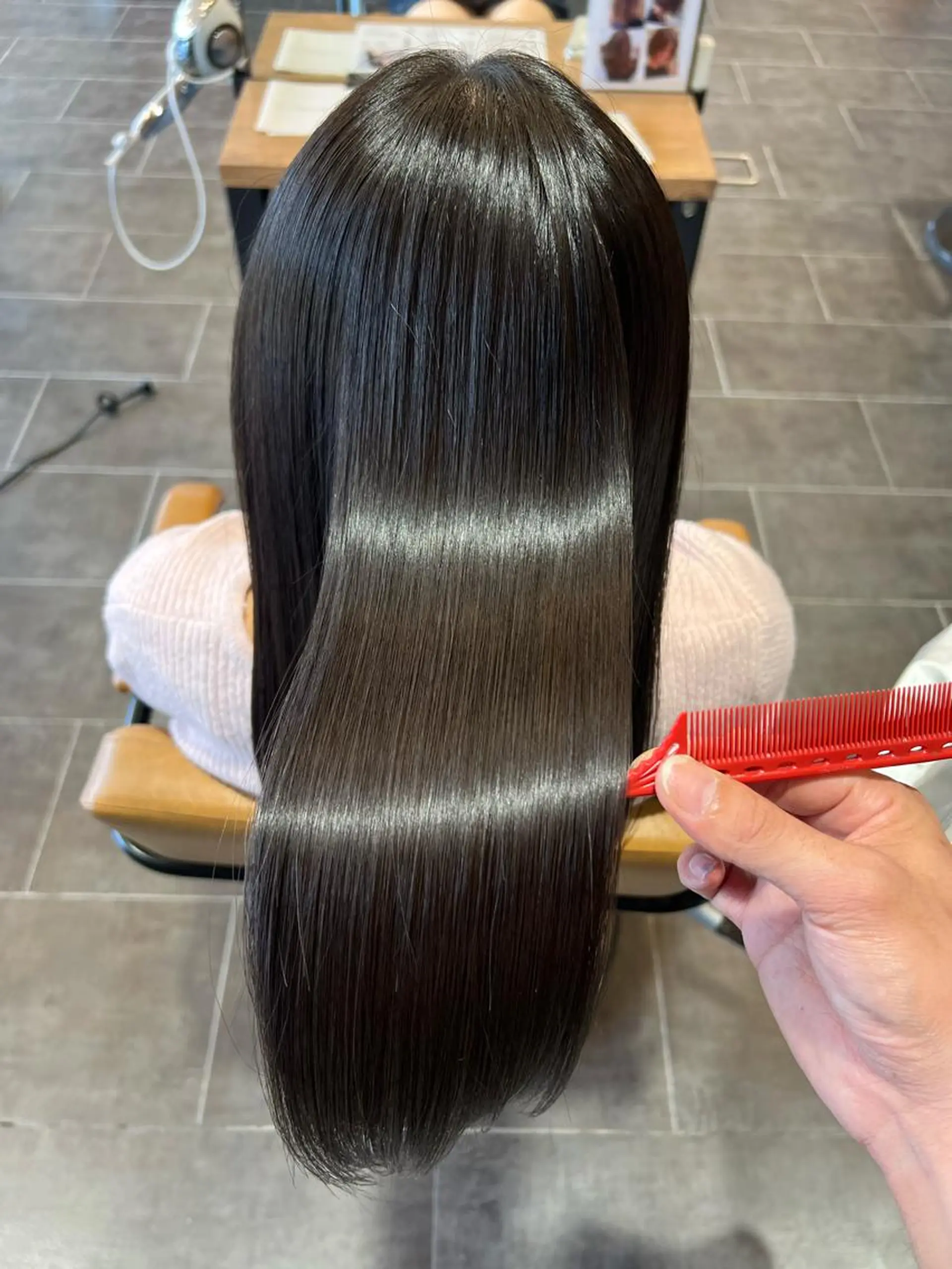 ロング カラー 髪質改善 ツヤ髪の匠 山本晃太のヘアスタイル