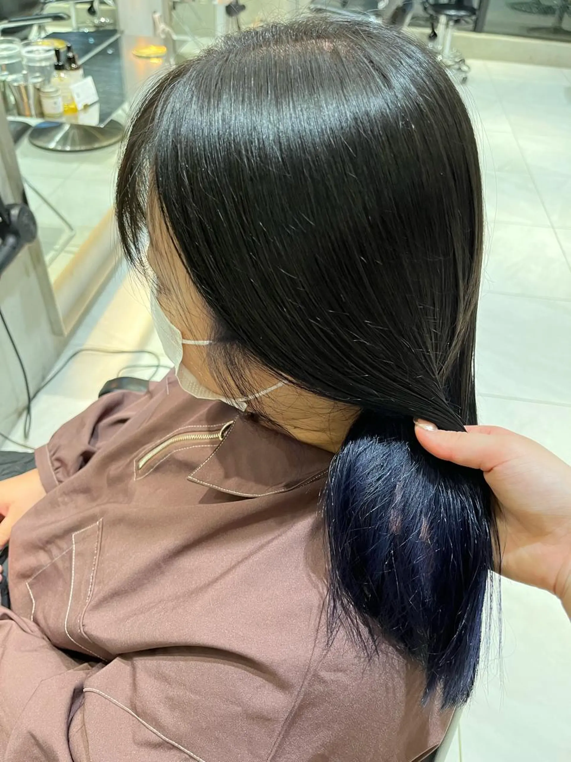 セミロング カラー 🍊暖色カラー🍊 sakuraのヘアスタイル