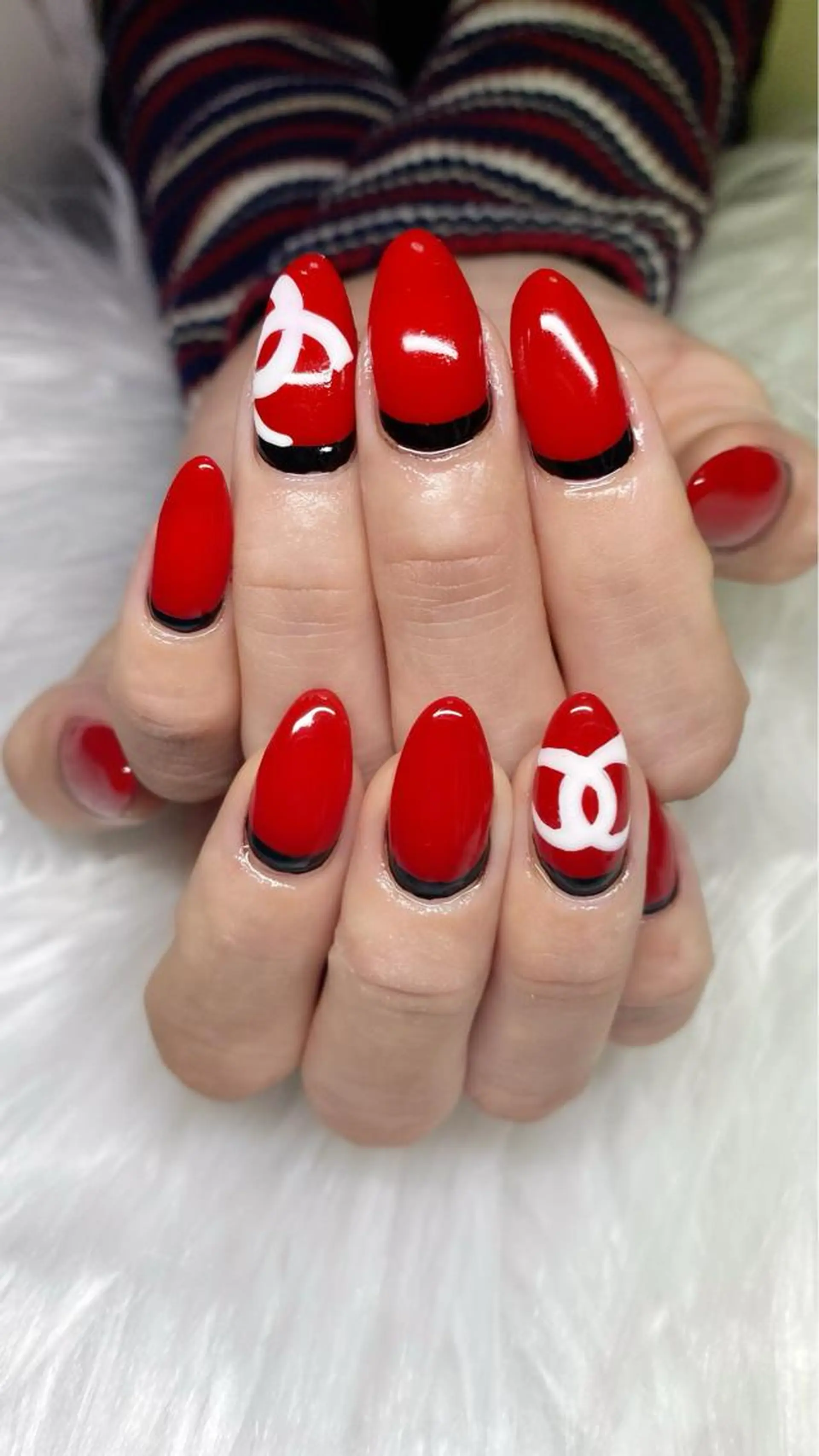 ネイル 持ち込み 赤色 Era nailのネイルデザイン