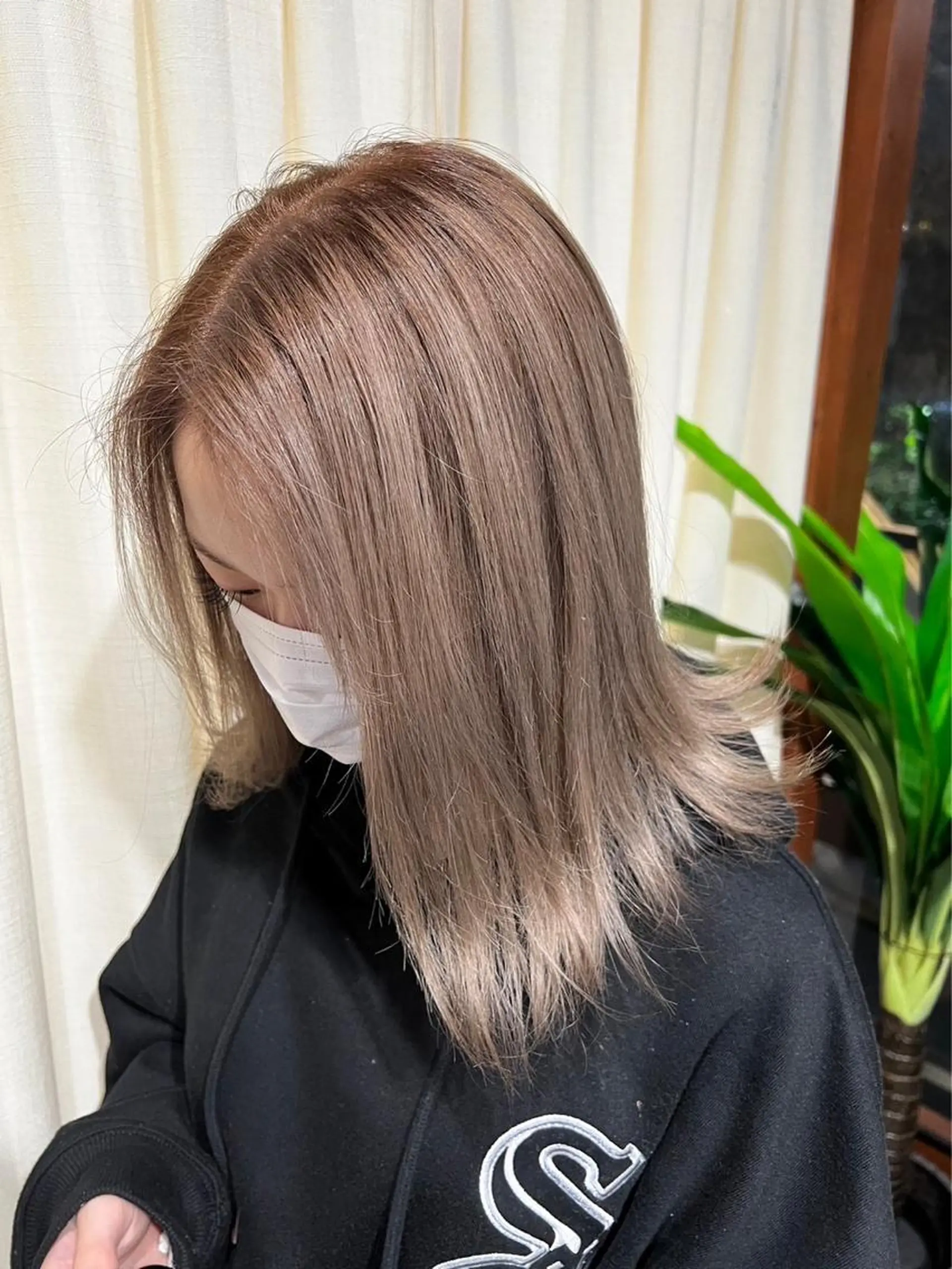 ミディアム カラー ヘアカラー トリートメント 羽田翔大/ブリーチ/ ボブカット/店長のヘアスタイル