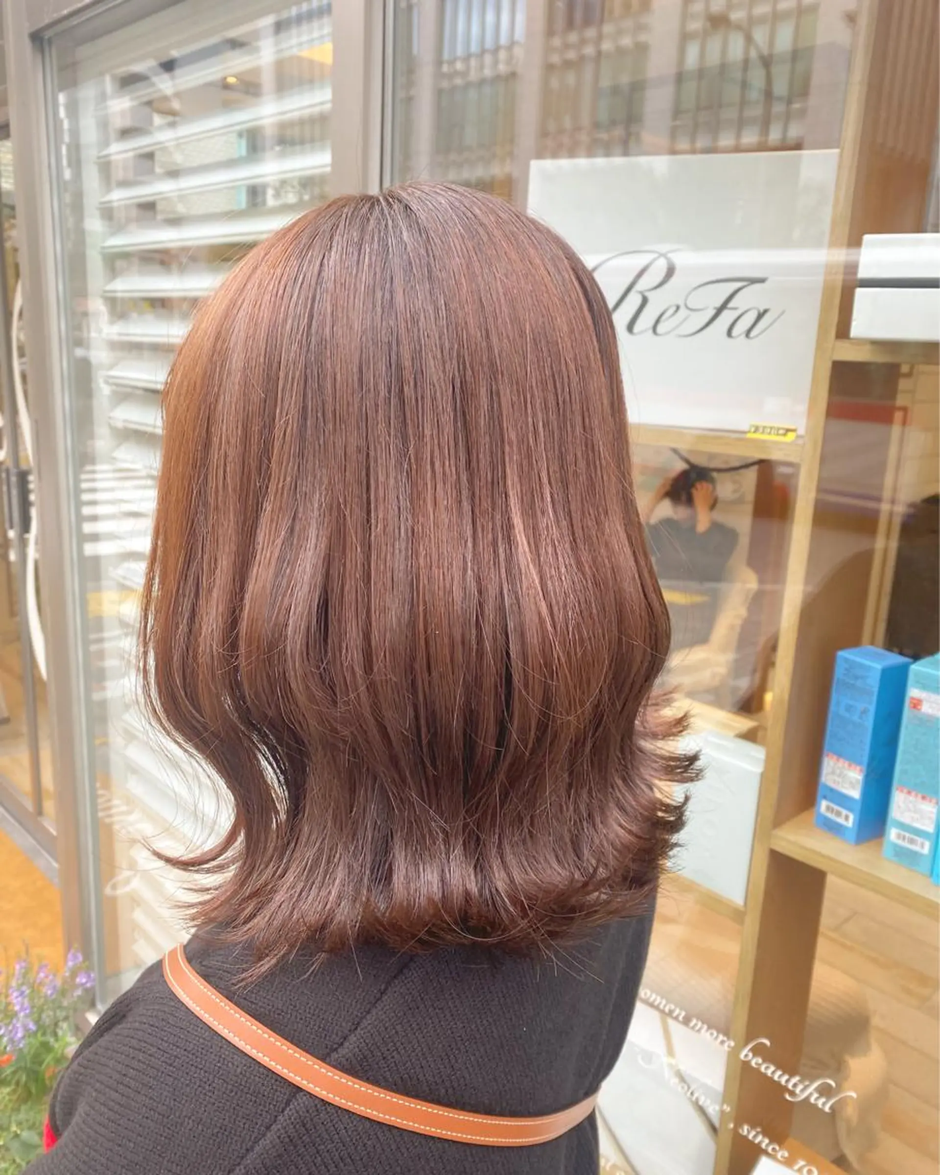 ミディアム ヘアカラー トリートメント ゆもとまひろ🫧 渋谷/メンズパーマのヘアスタイル