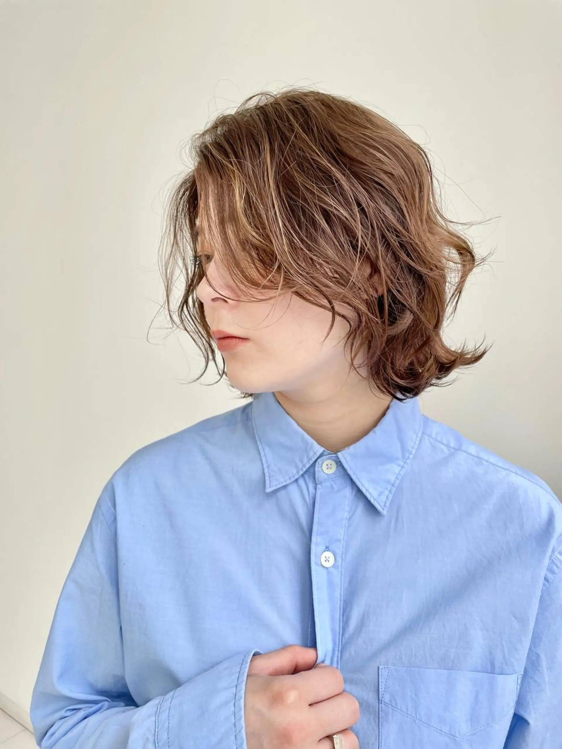 ショート カラー パーマ Oasisgarden所属・レイヤー/ブリーチ MOMOのヘアスタイル