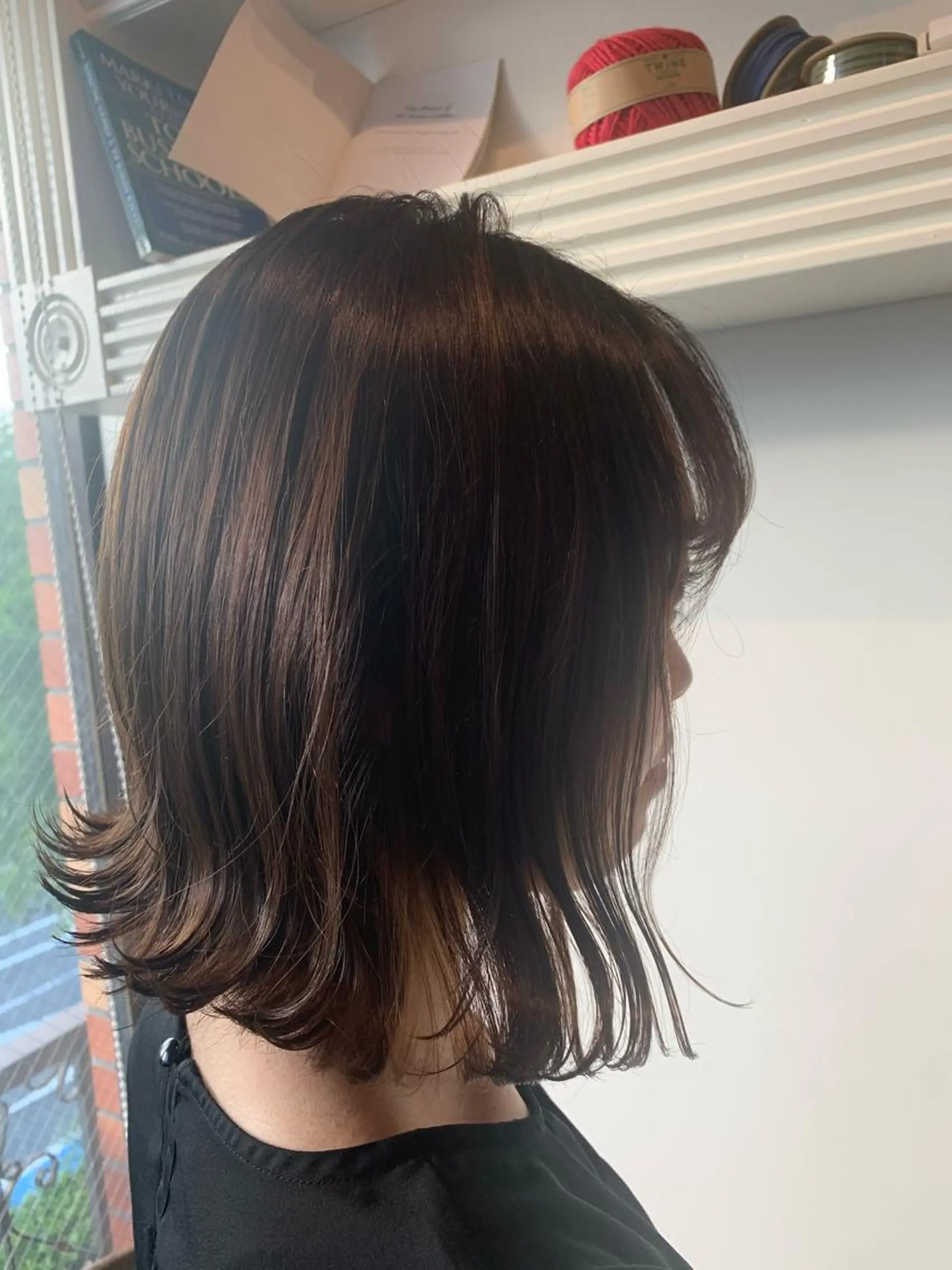 ミディアム カット ヘアカラー トリートメント ヘッドスパ ヘアセット 山口 竣也のヘアスタイル