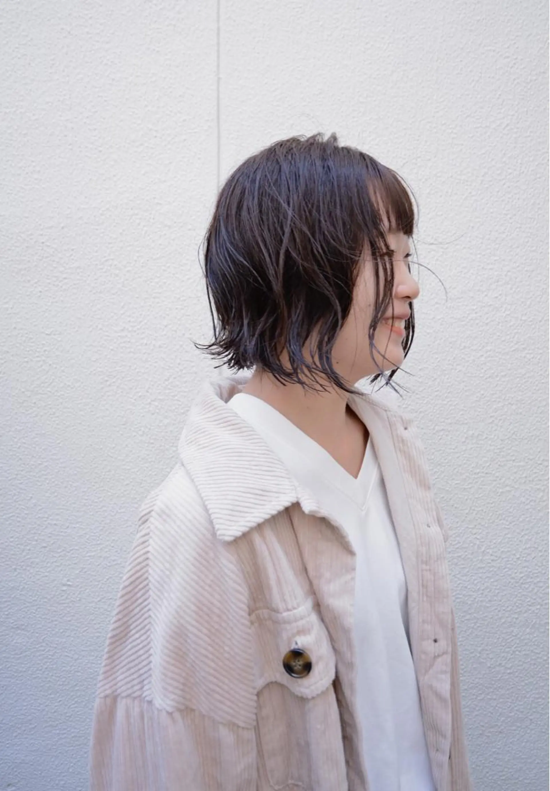 ショート ボブ 外ハネヘア すみとも るなのヘアスタイル