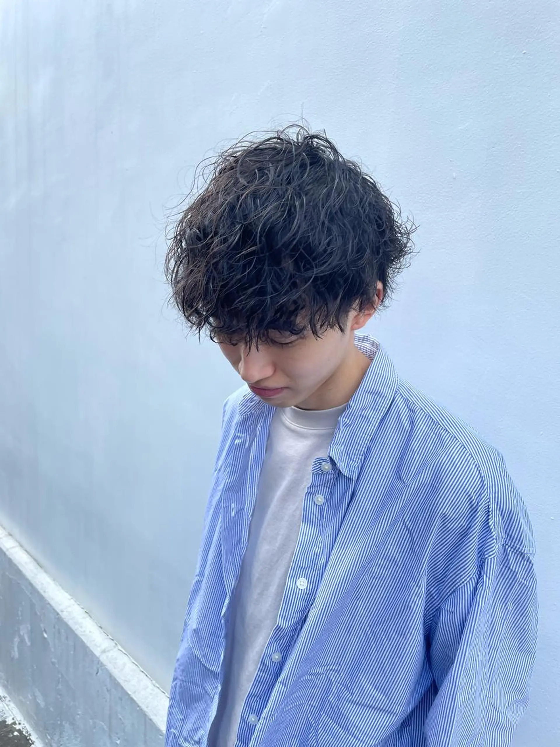 ミディアム 渋谷 ミモザワークス タニグチヨシユキのヘアスタイル