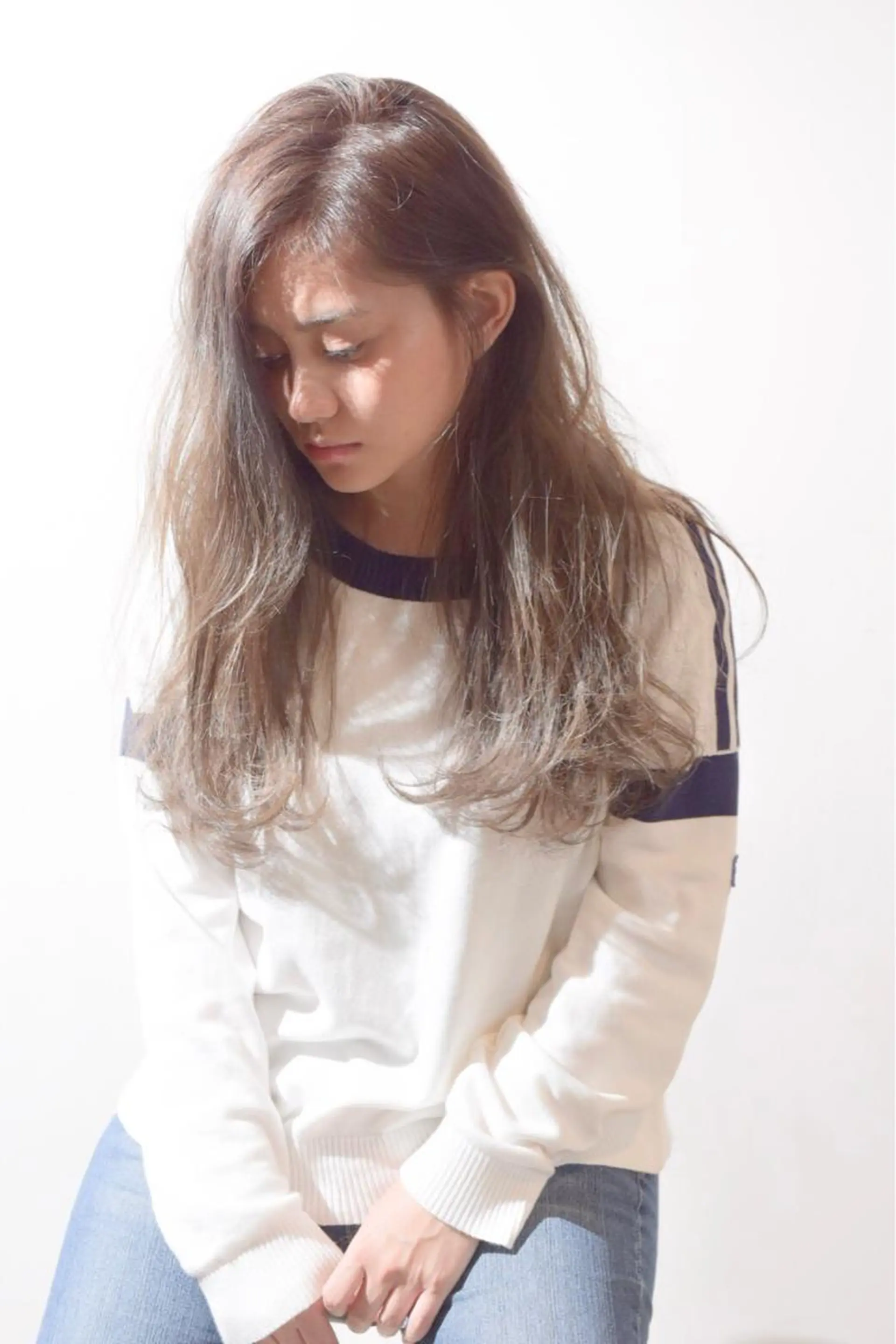 ロング カラー 北村 直人のヘアスタイル