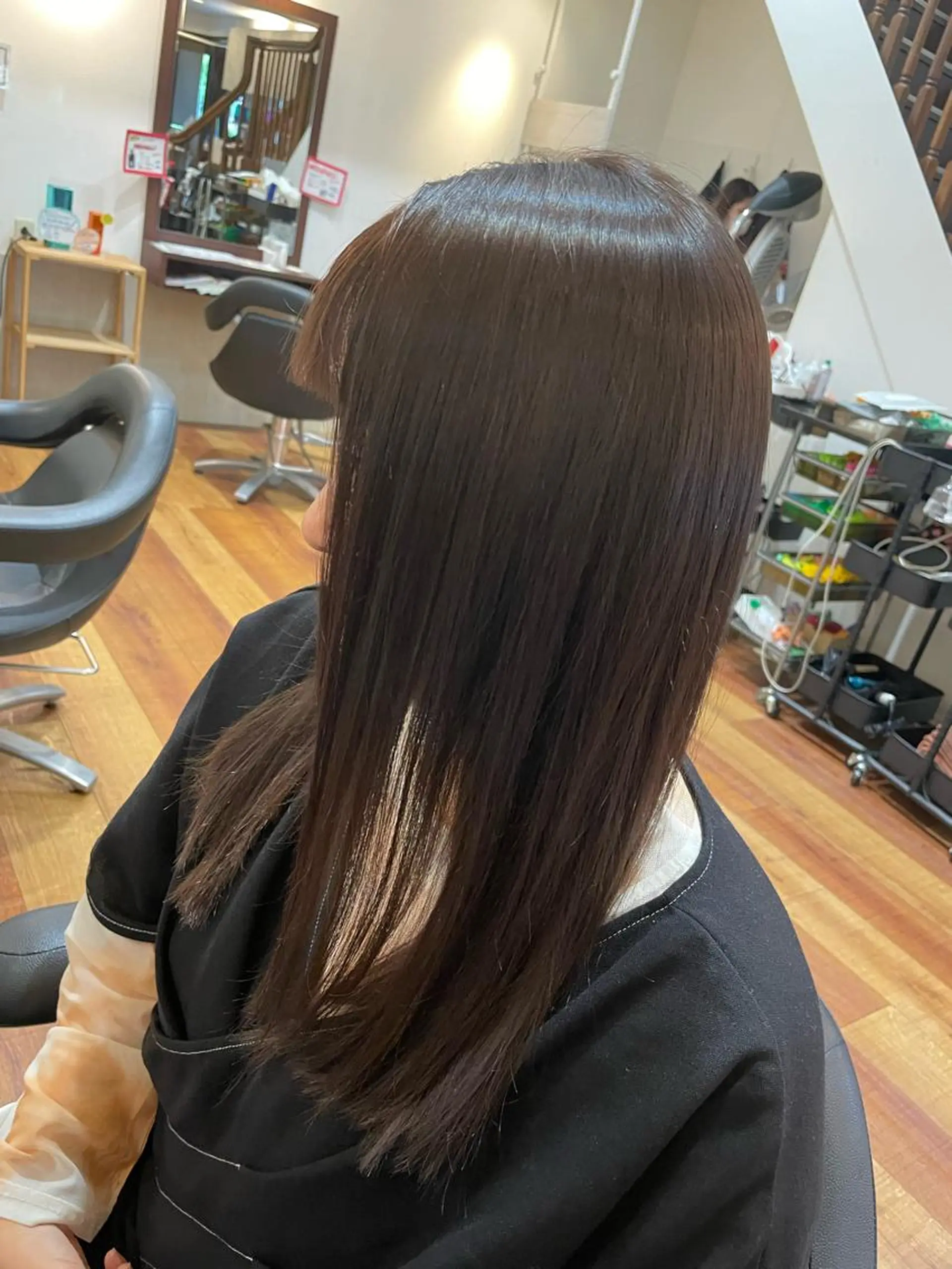 ロング カラー ヘアカラー トリートメント molla所属・やまもと あきこのヘアスタイル