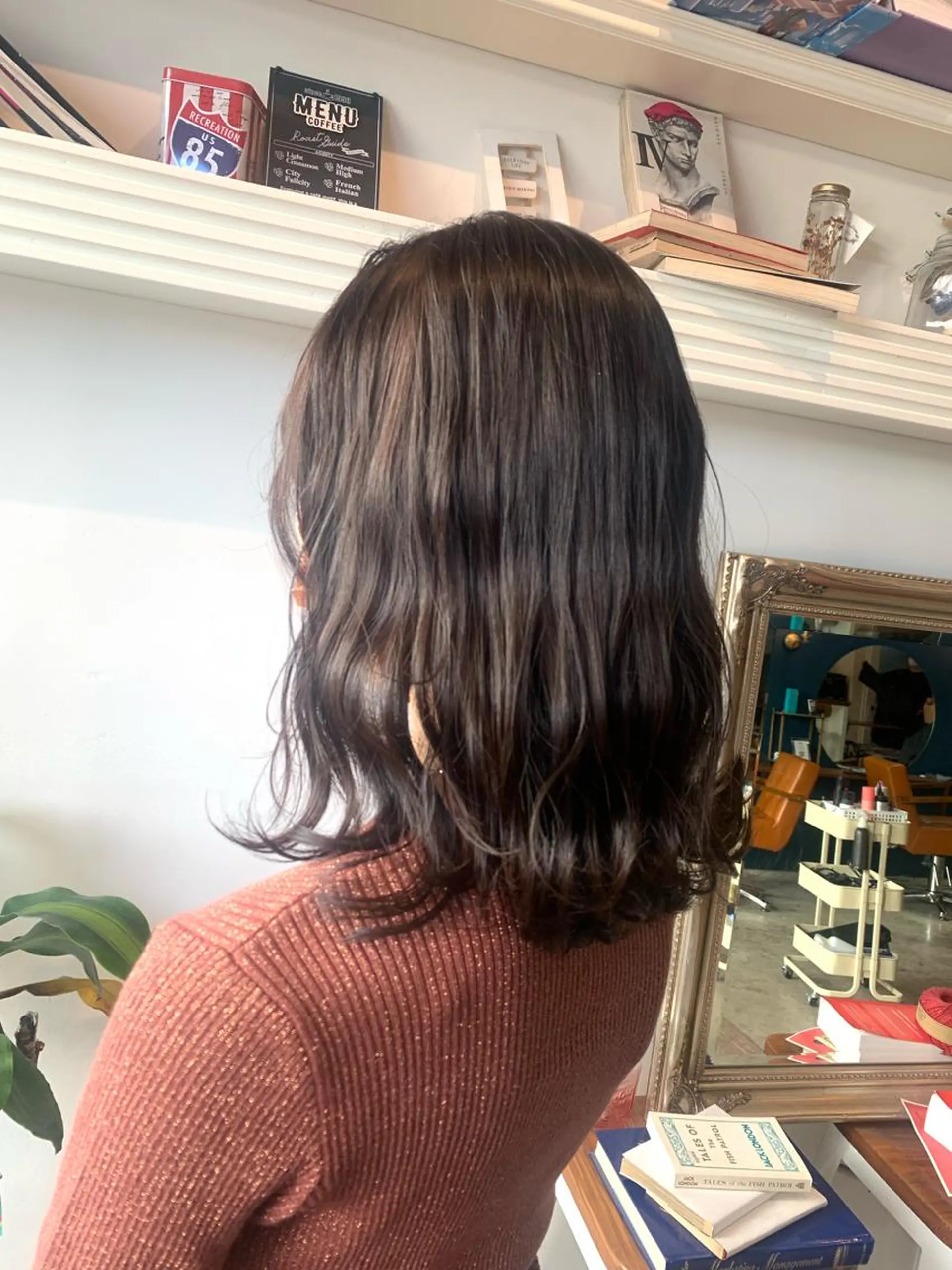 セミロング ヘアカラー トリートメント ヘッドスパ ヘアセット 山口 竣也のヘアスタイル