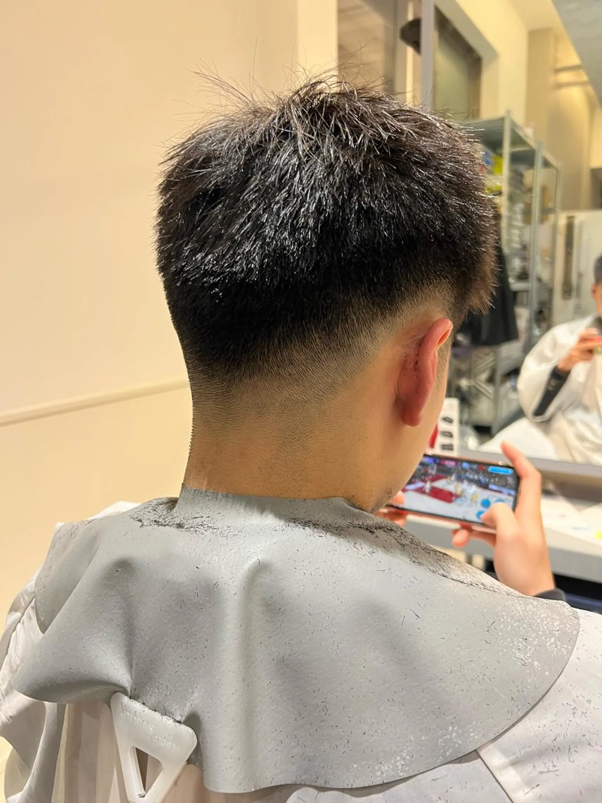 ショート メンズ フェードカット スキンフェード 𝑬𝑰𝑲𝑰/ 金沢駅西口店のヘアスタイル