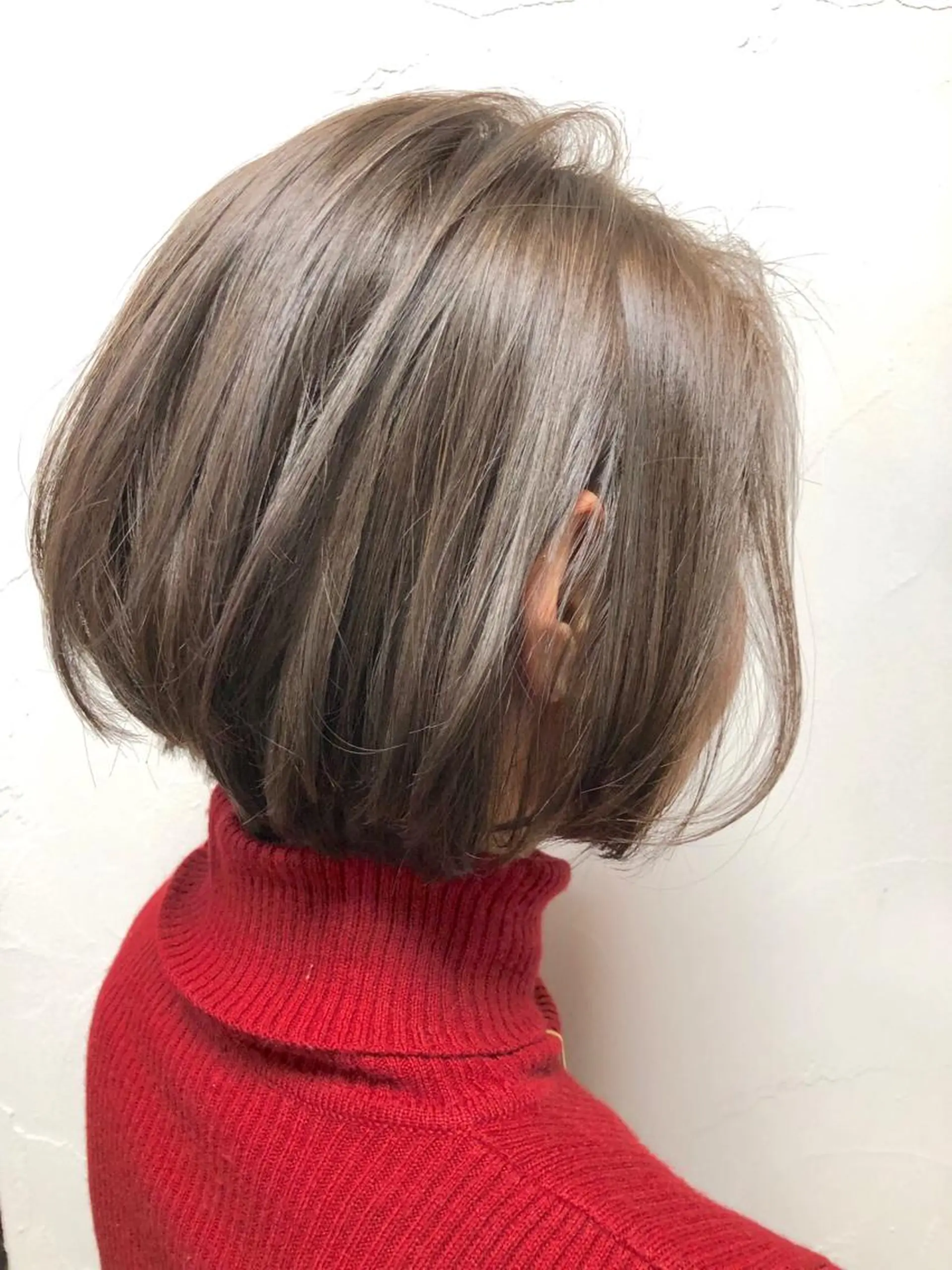 ショート カラー 透明感カラー グレージュ ハイライトカラー ハイライト Laf.【ラフ］北坂戸駅前所属・🌈New Open Laf.🌈奥居伸輔のヘアスタイル