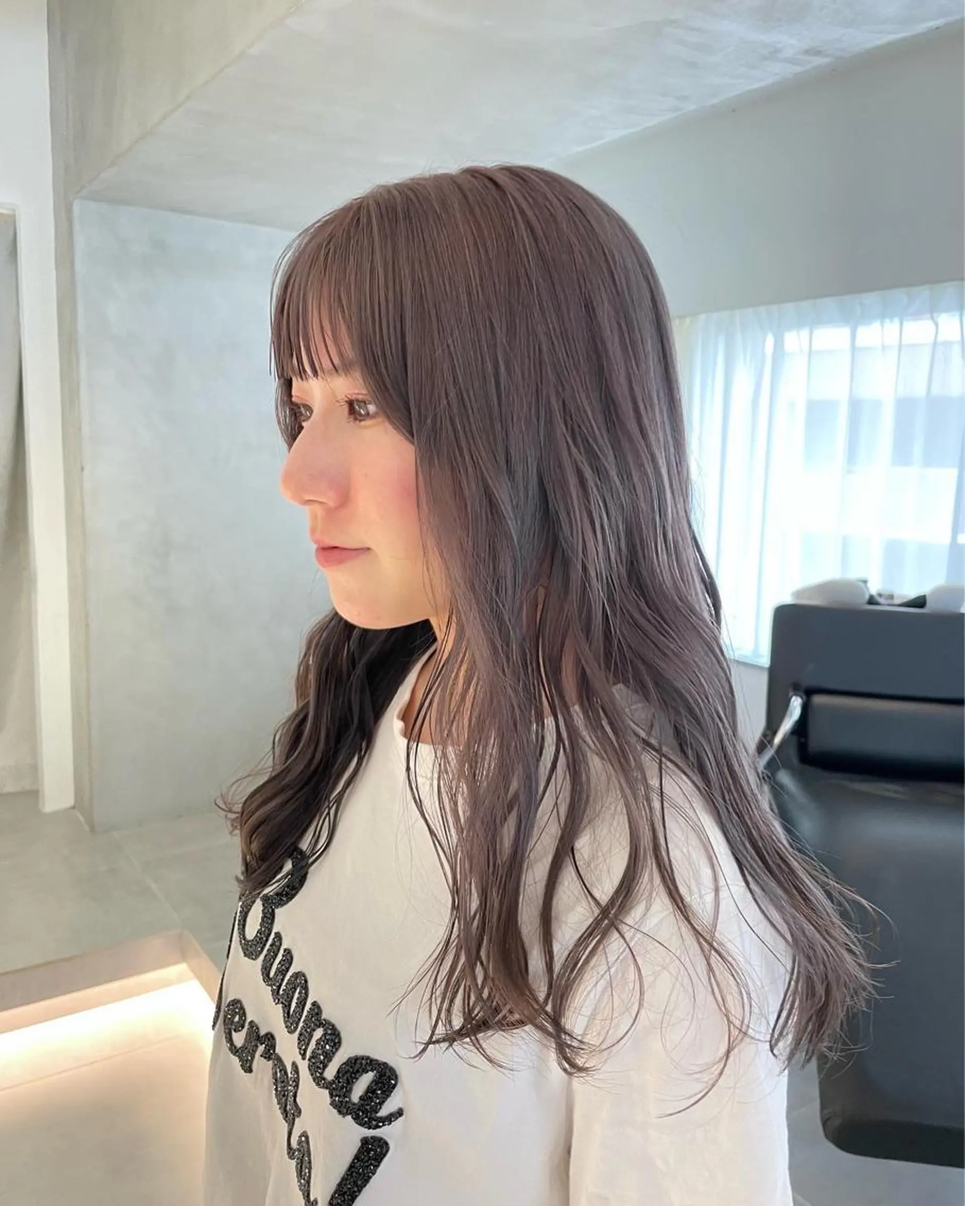 ロング カラー ヘアカラー トリートメント ヘッドスパ 🪞韓国透けhair 🪞honokaのヘアスタイル