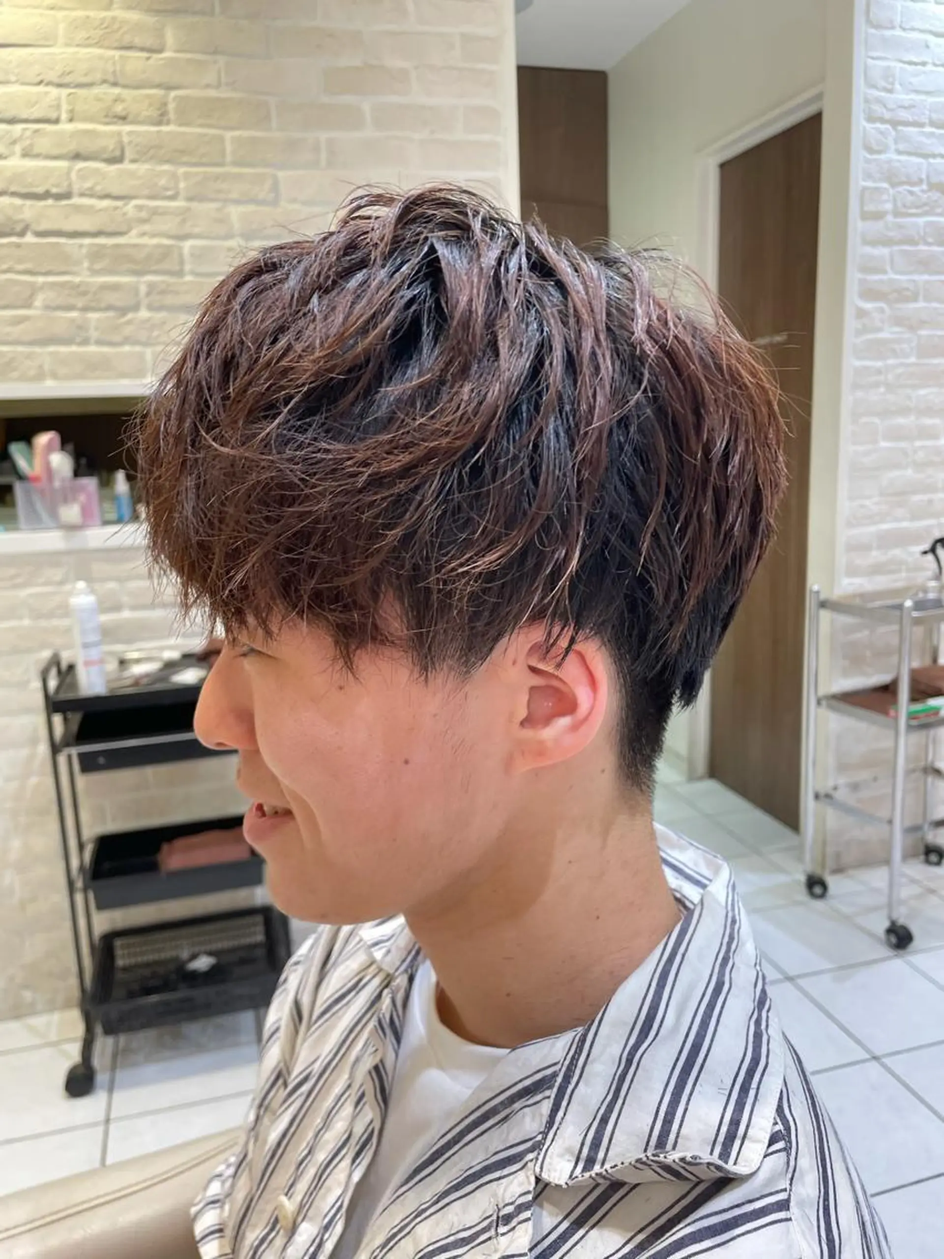 ショート ✨パーマ×ハイトーン Futo✨のヘアスタイル