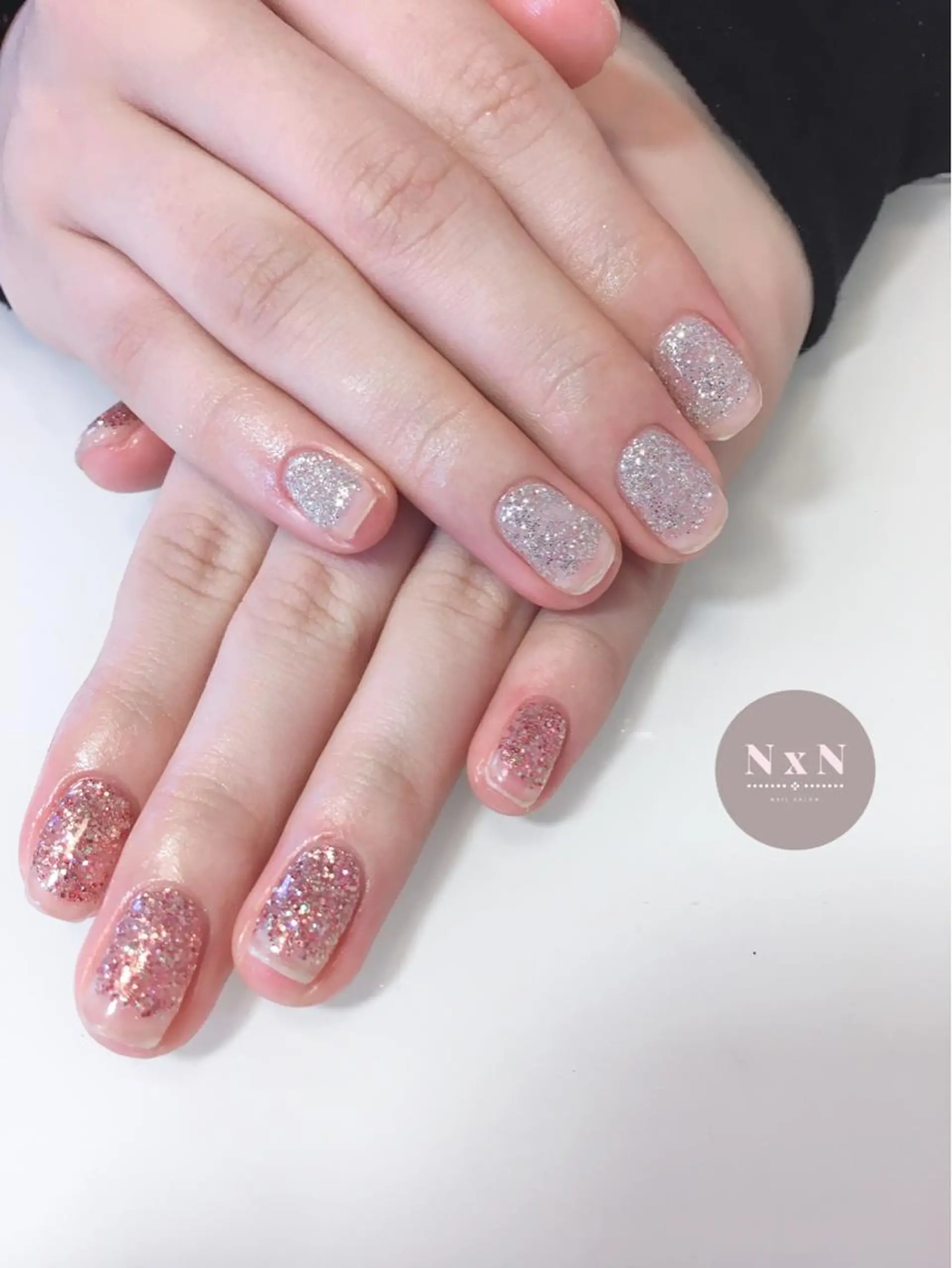 ネイル クリアネイル フレンチネイル ジェルネイル ぷっくりネイル ハンドネイル nail salon N×Nのネイルデザイン