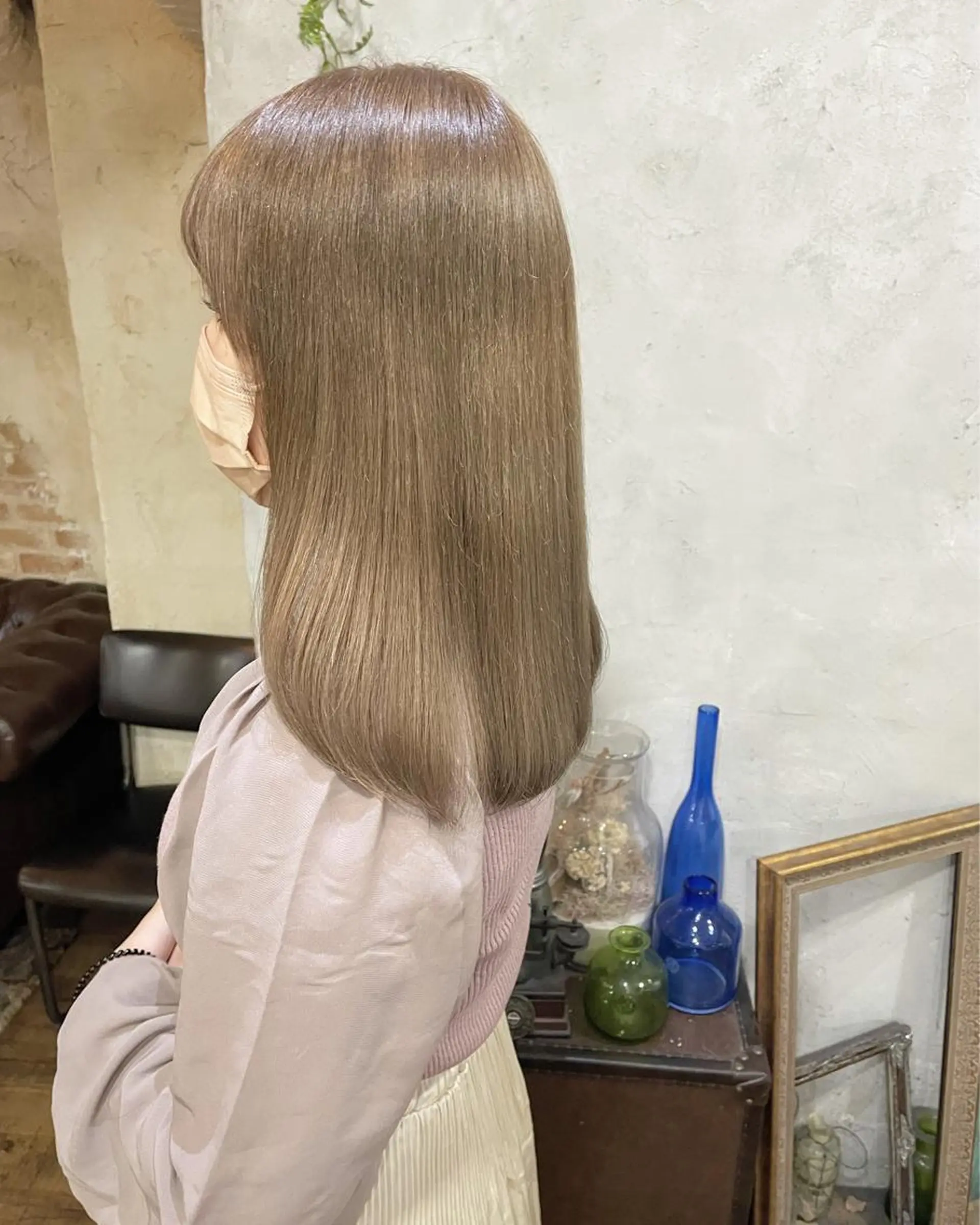 ミディアム カラー ヘアカラー トリートメント 遠藤 拓馬のヘアスタイル