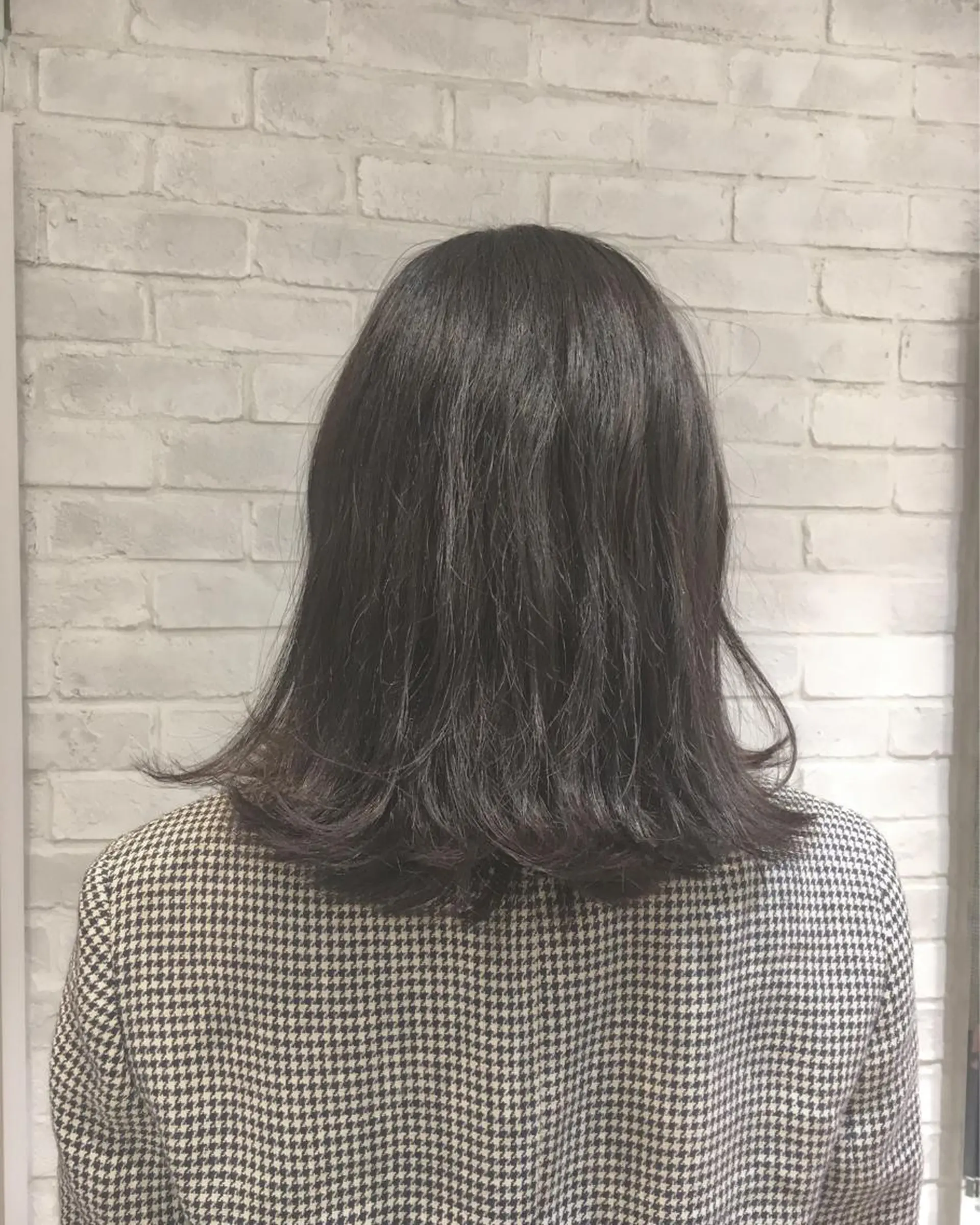 ミディアム 外ハネヘア 江原 彩華のヘアスタイル