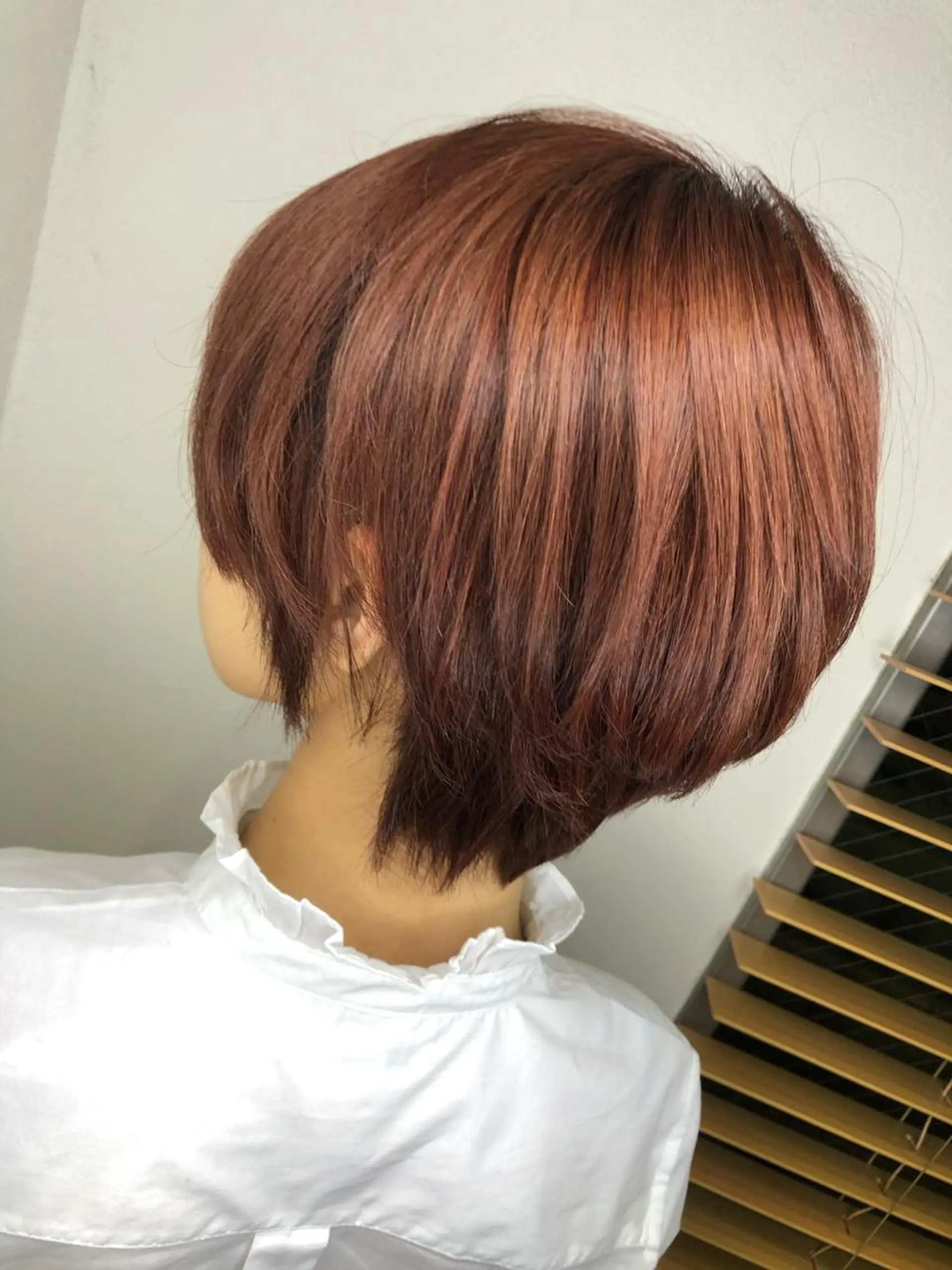 ショート カラー 新宿韓国風レイヤー カット内田智大のヘアスタイル