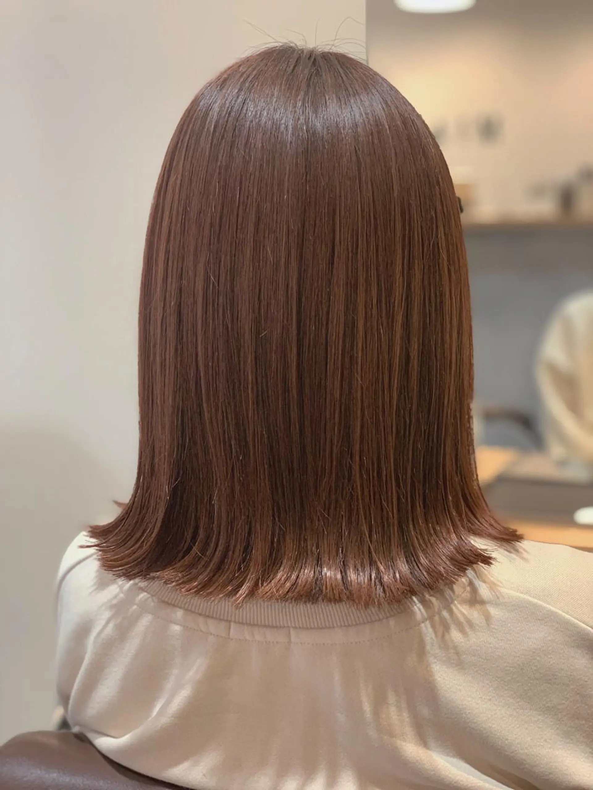 ミディアム カラー カット ヘアカラー MIA 菅原のヘアスタイル