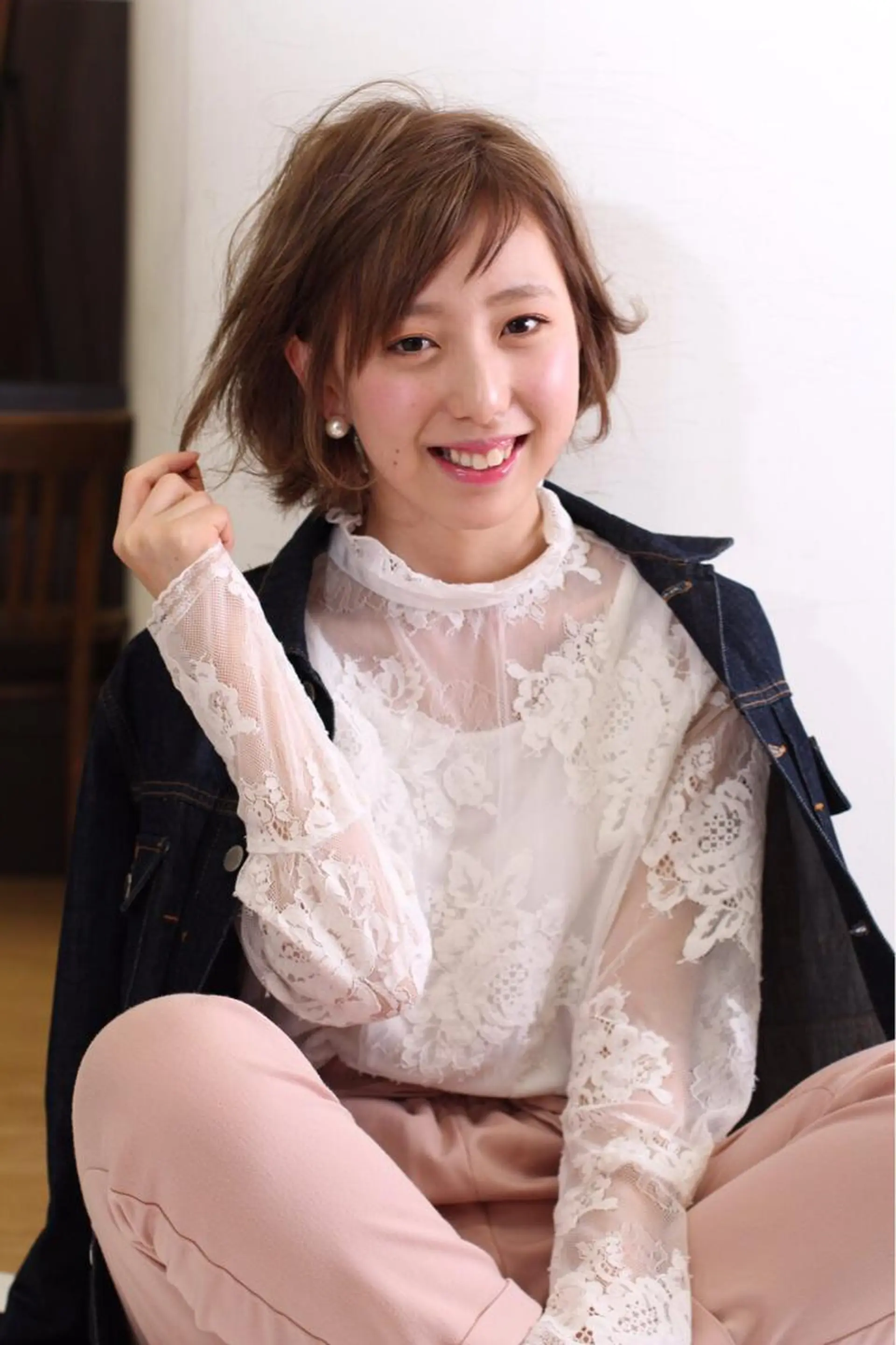 ショート パーマ ボブ 大嶋 宏隆のヘアスタイル