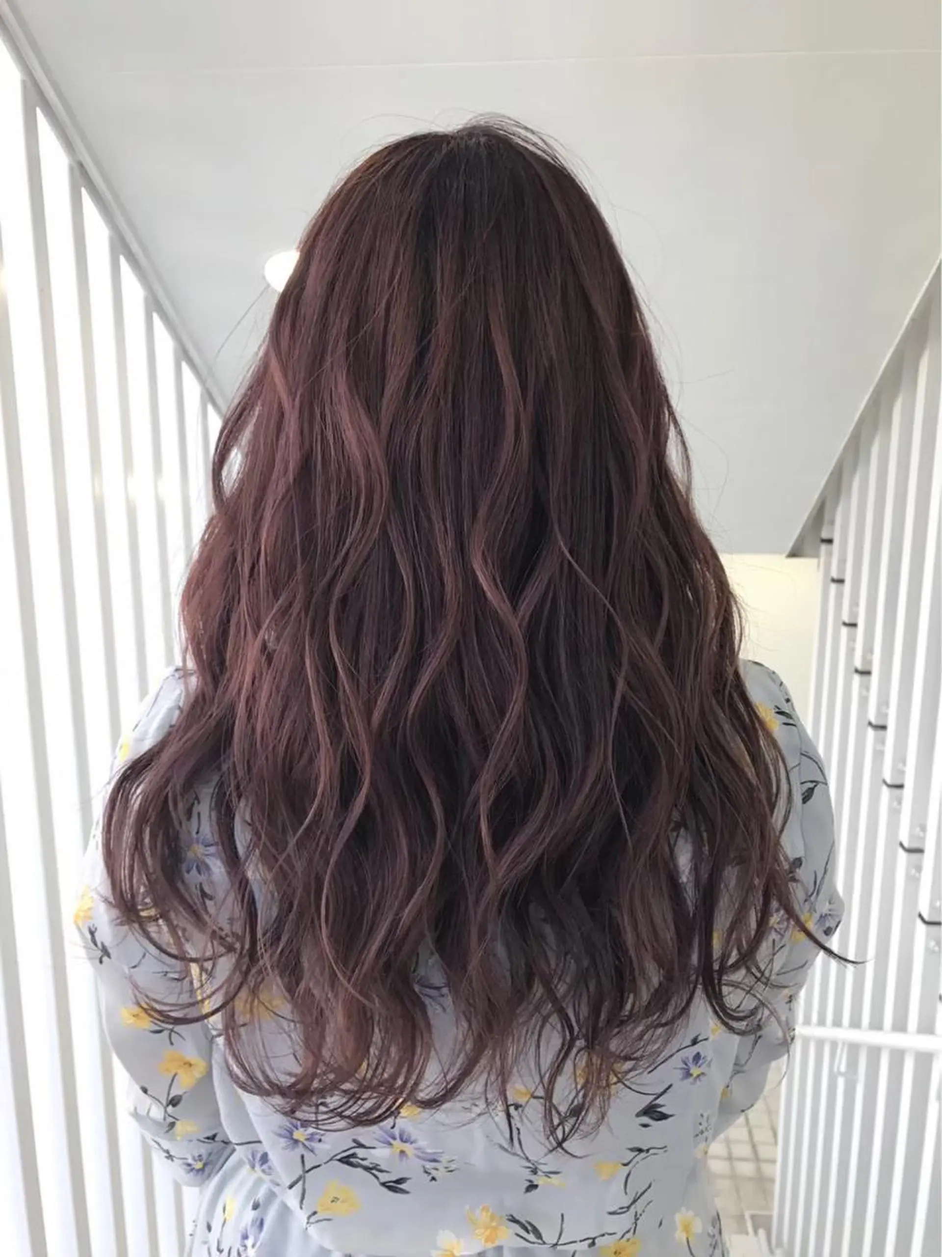 ロング カラー 髪質改善ストレート髪 質改善カラー特化中崎のヘアスタイル